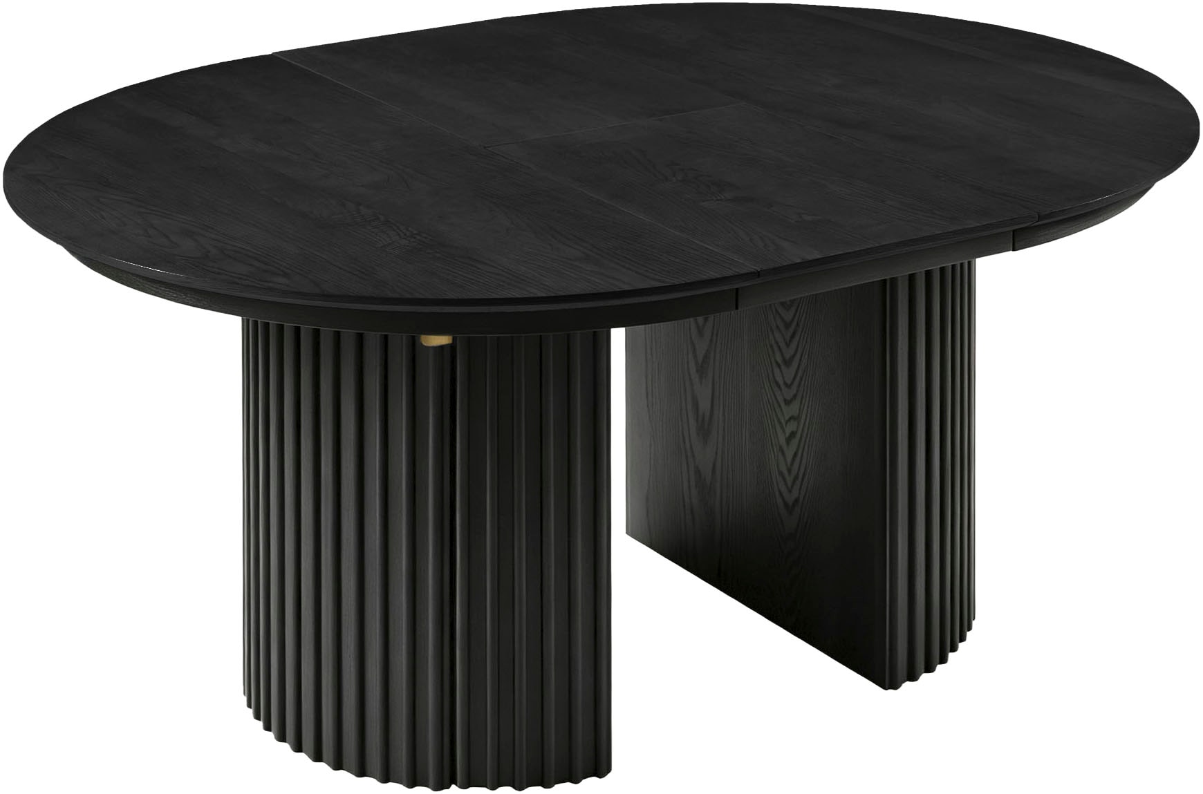 OTTO home Esstisch »Clozie« Design-Esstisch in Schwarz mit cleverem Stauraum & Ausziehfunktion
