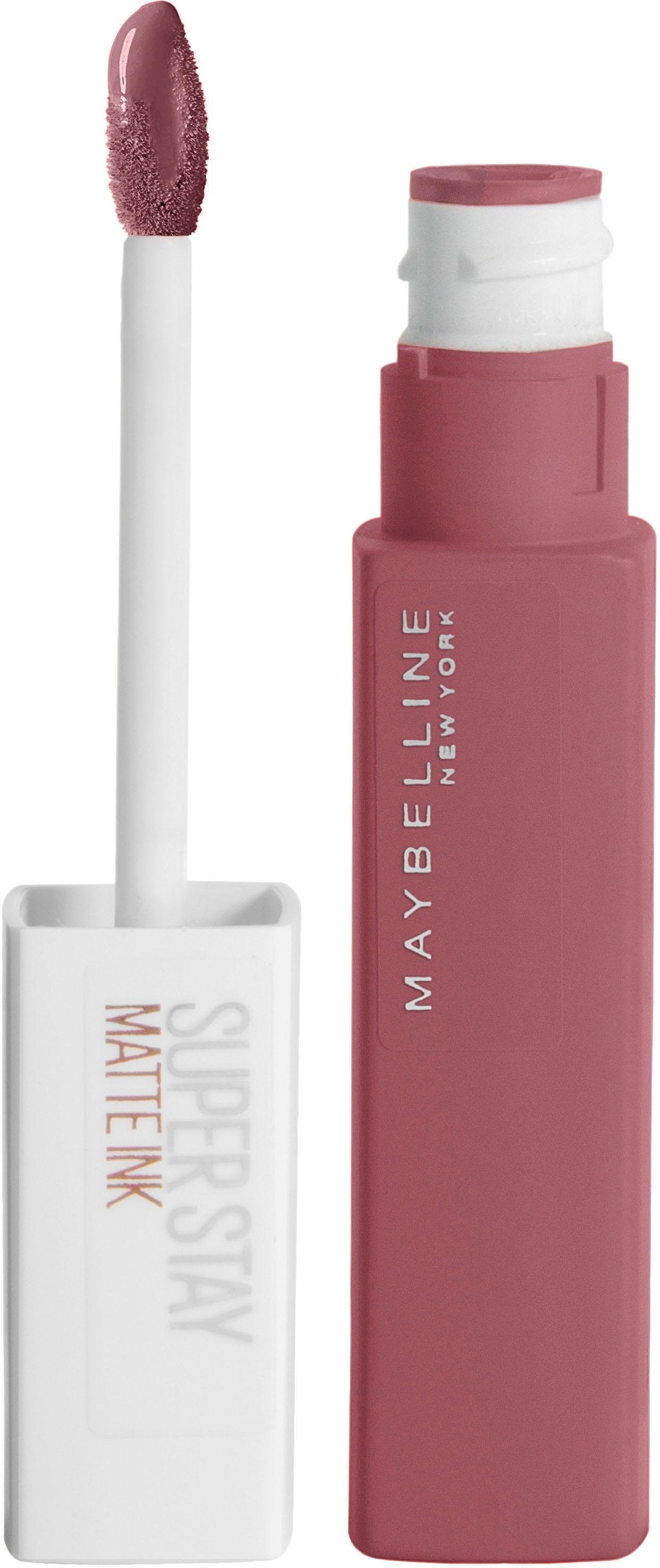 MAYBELLINE NEW YORK Lippenstift »Super Stay Matte Ink Pinks«, mit natürlichen Inhaltstoffen