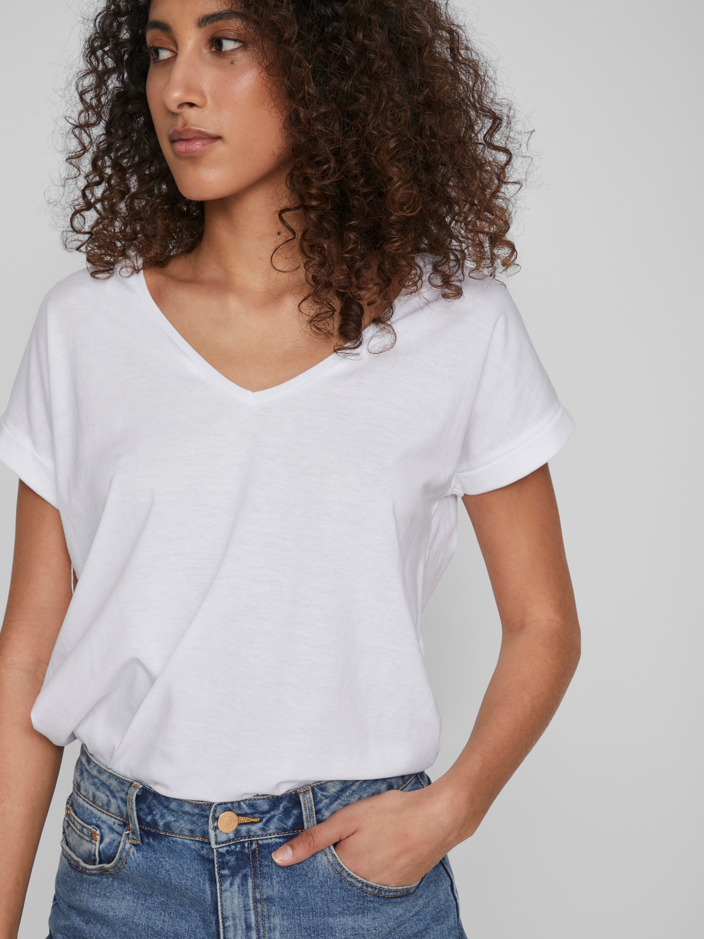 Vila V-Shirt »VIDREAMERS NEW V-NECK T-SHIRT - NOOS«