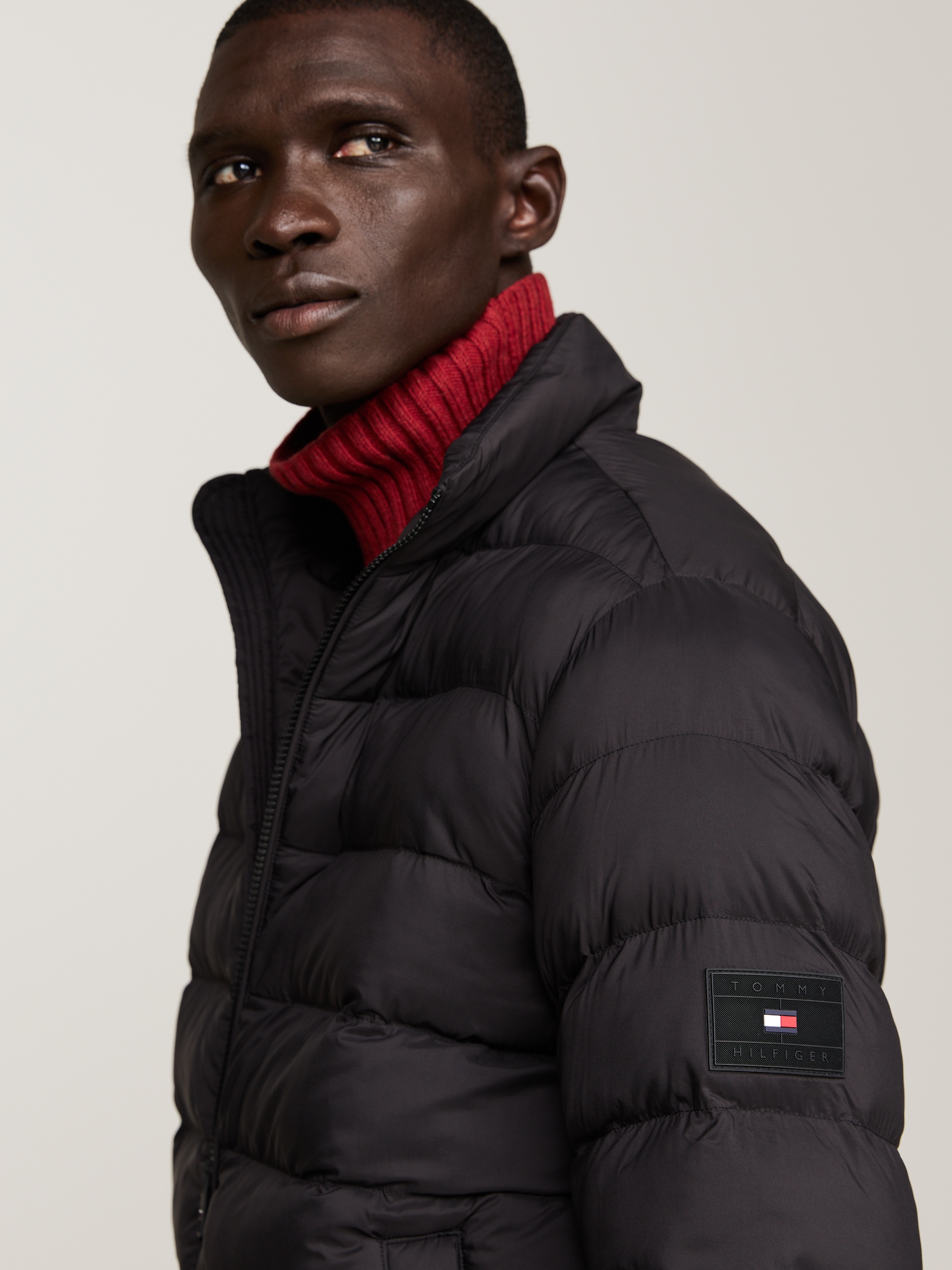 Tommy Hilfiger Steppjacke »MID WEIGHT STAND COLLAR JACKET«