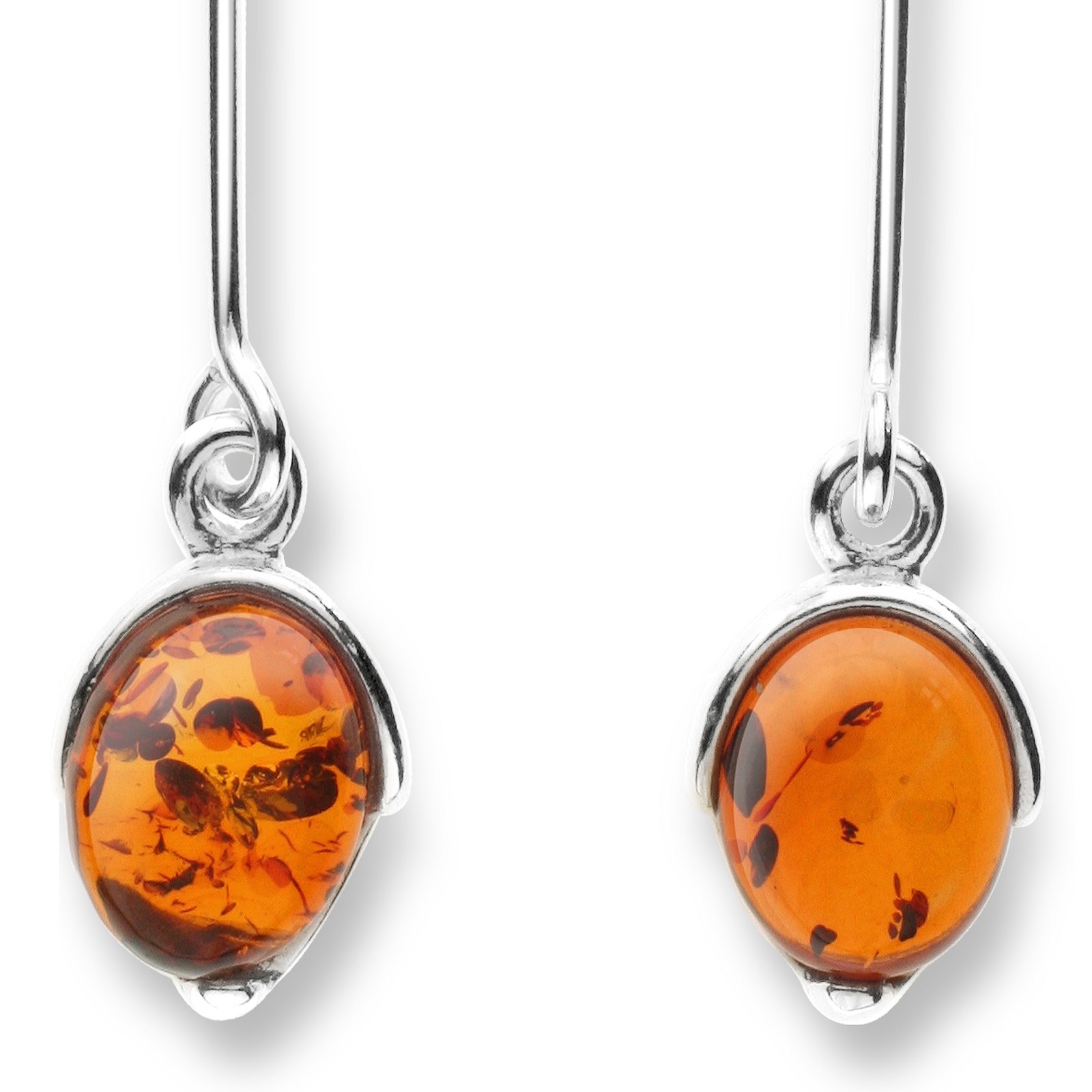 OSTSEE-SCHMUCK Paar Ohrhänger »- Elina - Silber 925/000 - Bernstein«