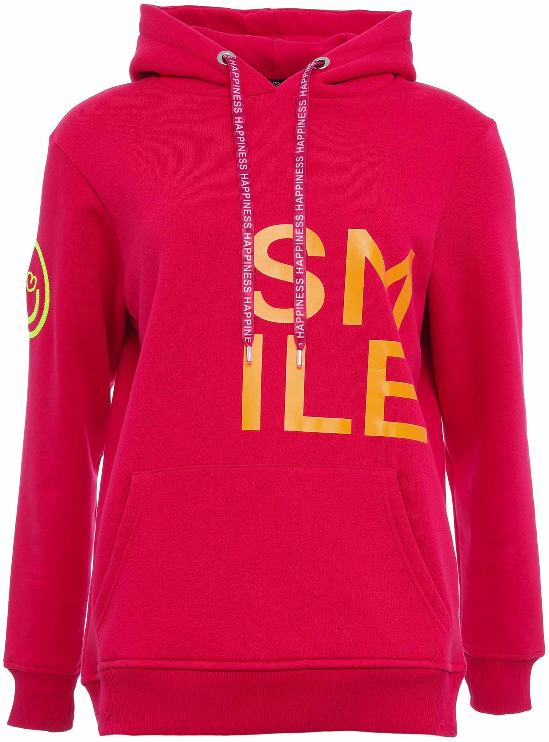 Zwillingsherz Hoodie »"Alissa"«, mit SMILE Print