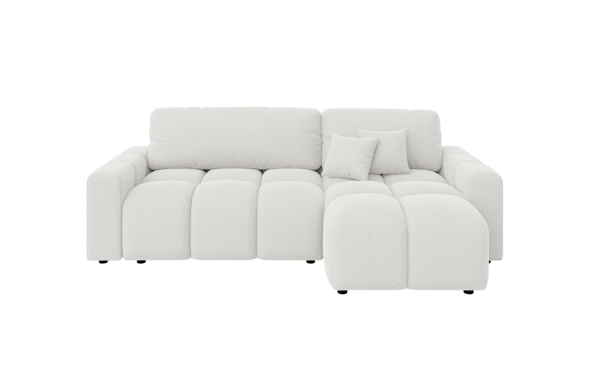 INOSIGN Ecksofa »FELICI, Schlafsofa 233cm, L-Form mit Recamiere beidseitig montierbar« Designsofa mit Bettfunktion und Bettkasten, Maße B/T/H: 233/142/88 cm