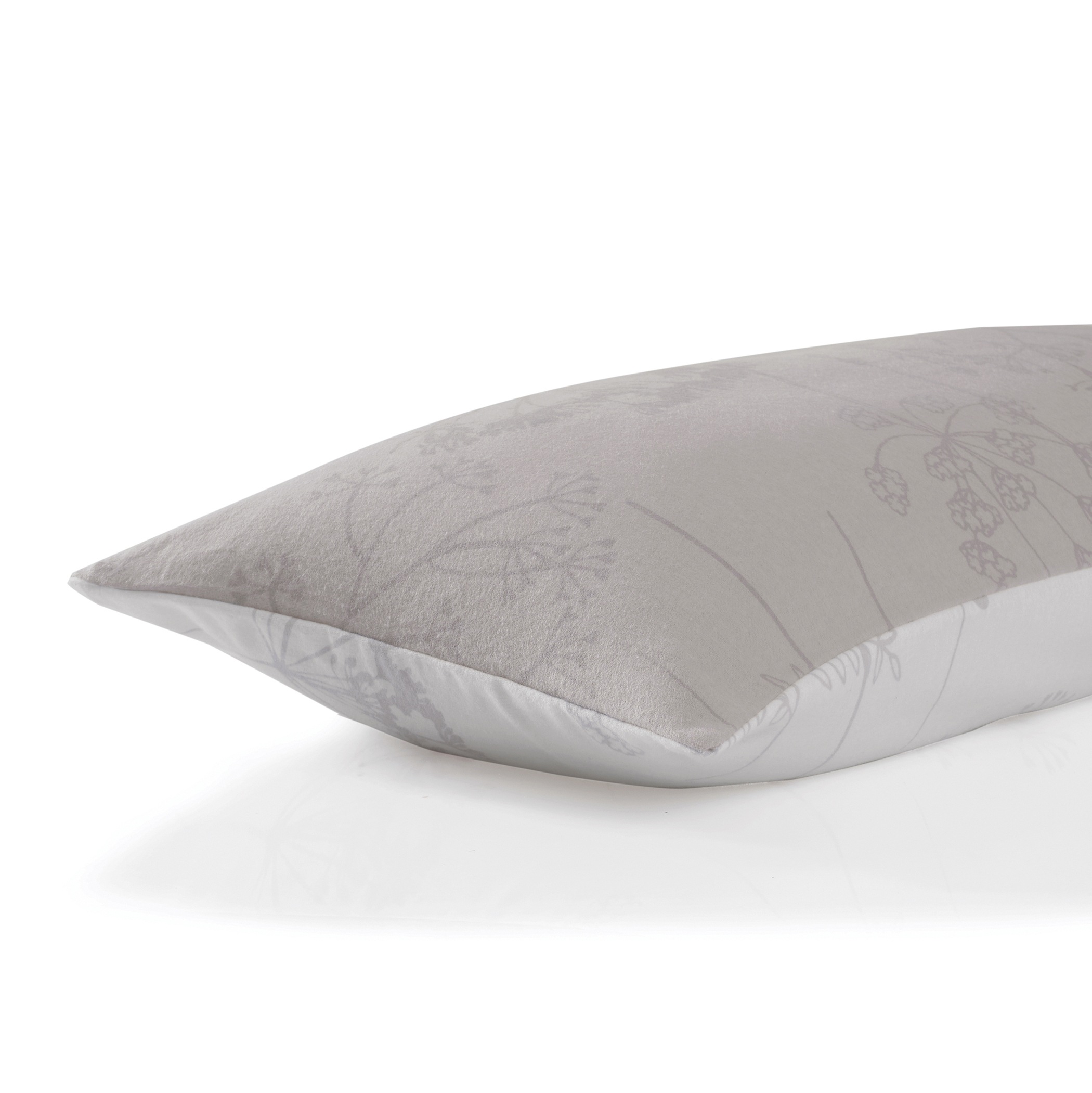 Florella Bettwäsche »»Isabel silber « Flausch-Flanell,  100% Baumwolle«