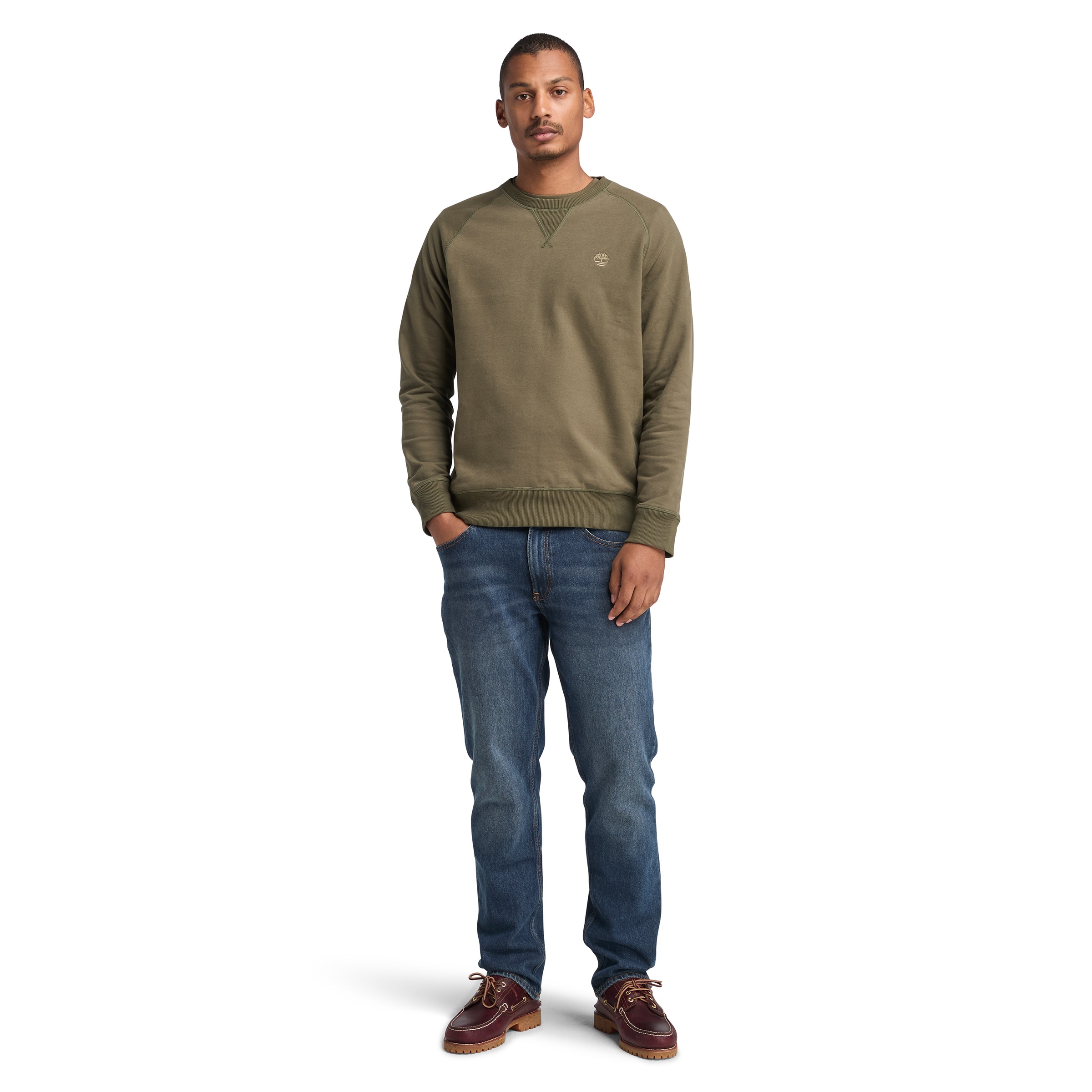 Timberland Sweatshirt »EXETER RIVER Loopback Crew Neck Swe«, sportlicher Stil, bequemer Schnitt
