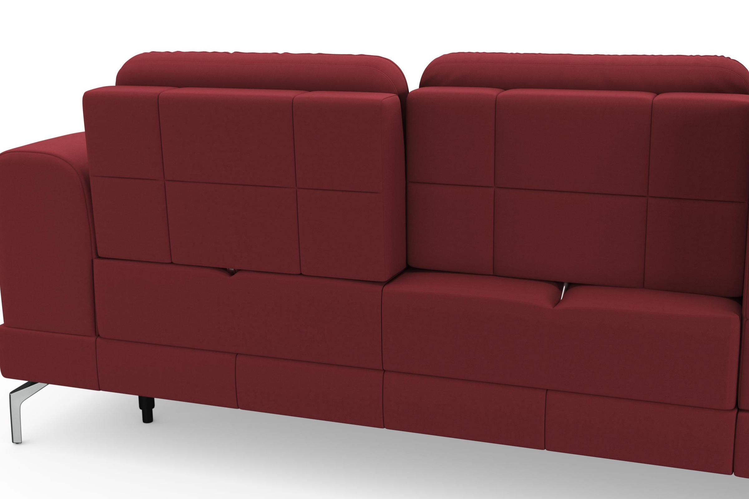 sit&more Ecksofa »Bendigo L-Form«, inklusive Sitztiefenverstellung, Bodenfreiheit 15 cm, 2 Fußfarben