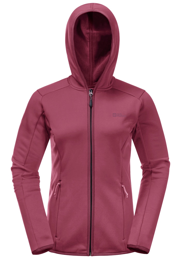 Jack Wolfskin Fleecejacke »BAISELBERG HOODED FZ W«, mit Kapuze