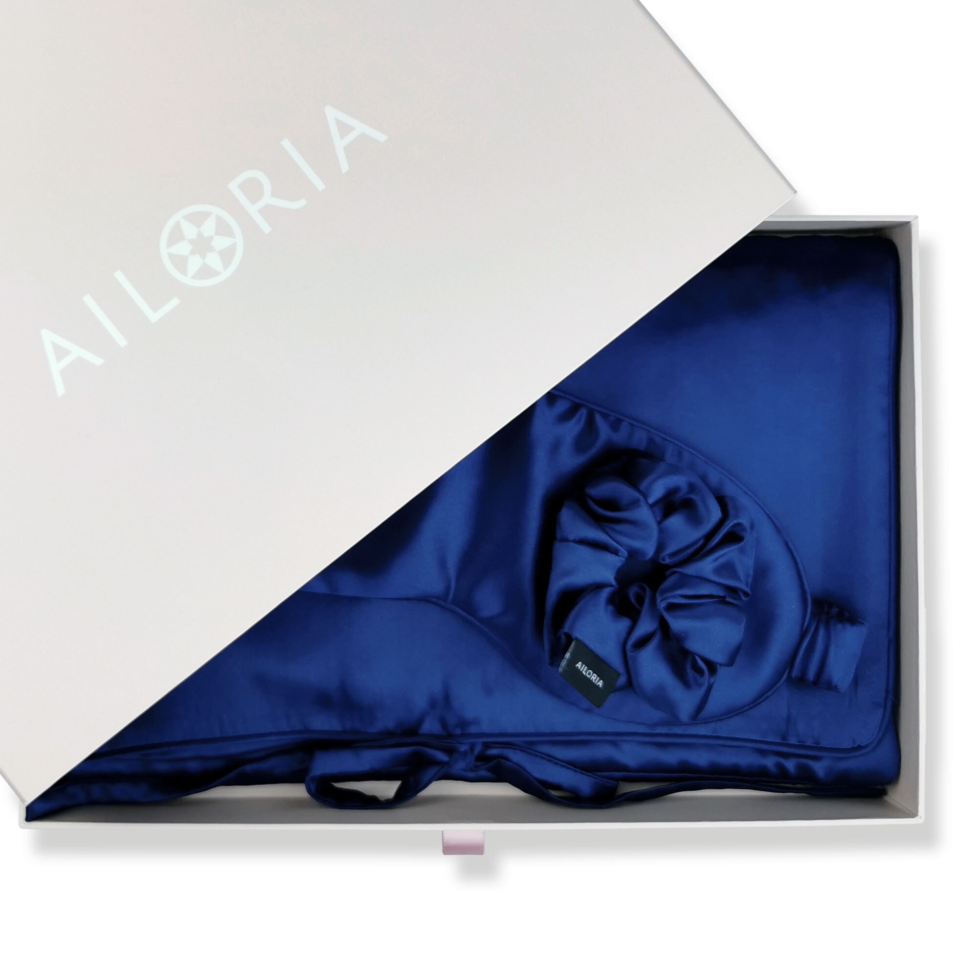 AILORIA Seidentuch »Tasche, Schlafmaske & Scrunchie M aus Seide TRAVEL SET BEAUTY M«