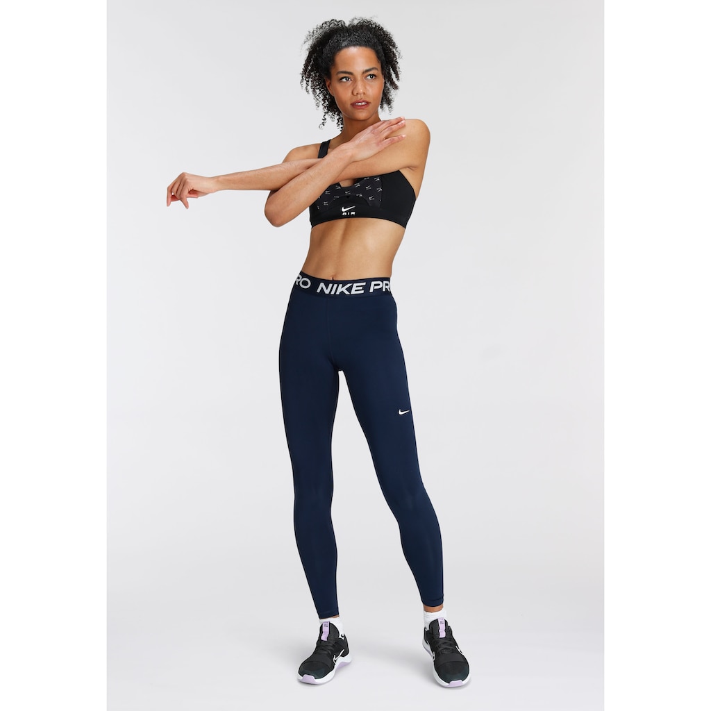 Nike Trainingstights »PRO WOMEN'S MID-RISE MESH-PANELED LEGGINGS«