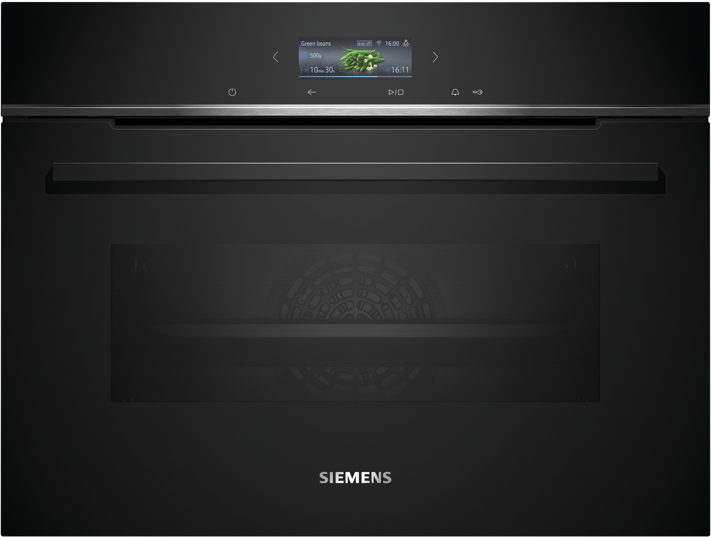 SIEMENS Einbaubackofen iQ700 »CB734G1B1«, mit Teleskopauszug nachrüstbar