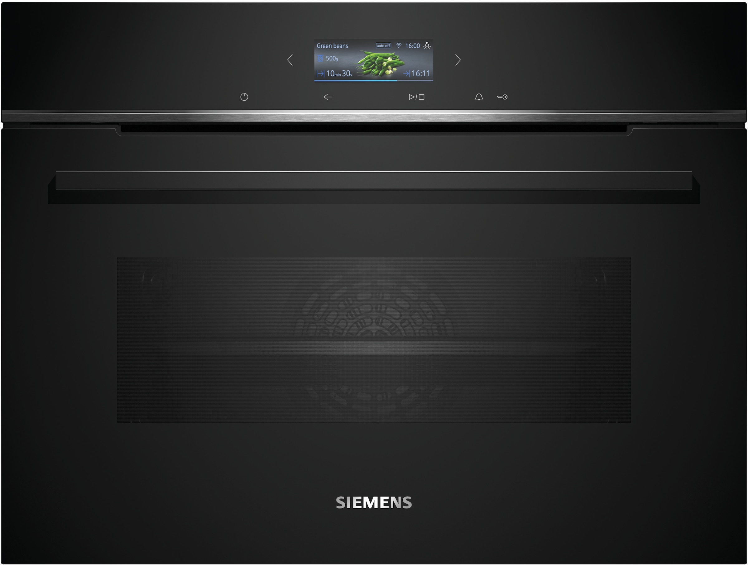 SIEMENS Pyrolyse Backofen iQ700 »CB774G1B1«, mit Teleskopauszug nachrüstbar