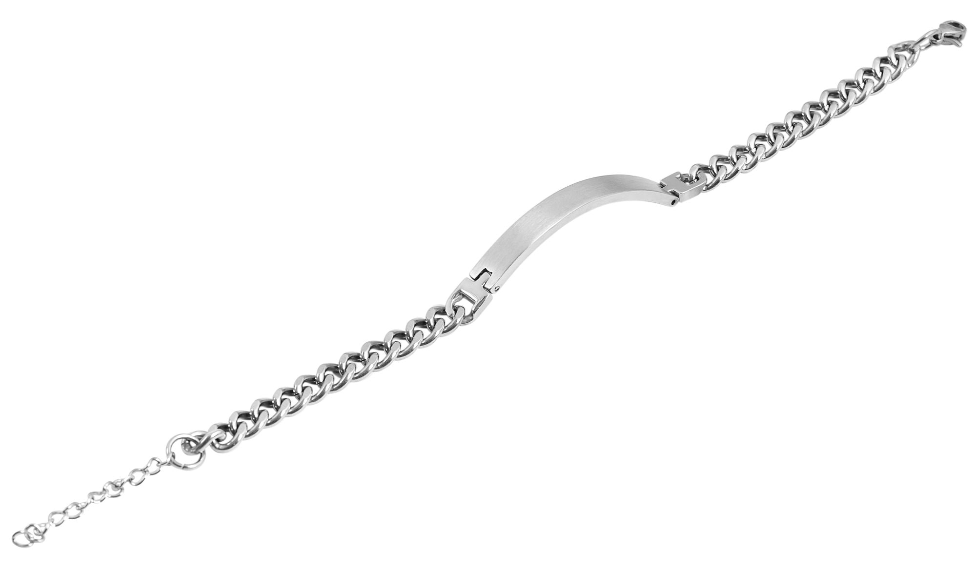 Adelia´s Panzerarmband »Unisex Armband ¿ Panzerarmband aus Edelstahl 21 cm«