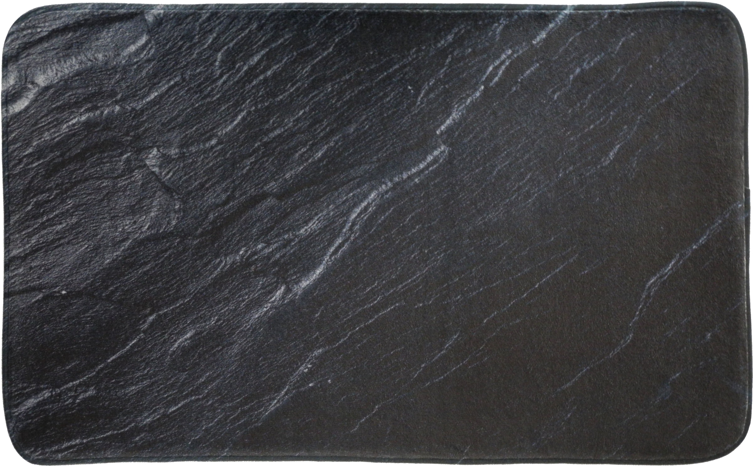 Badematte »Granit«, Höhe 15 mm, rutschhemmend beschichtet, schnell...