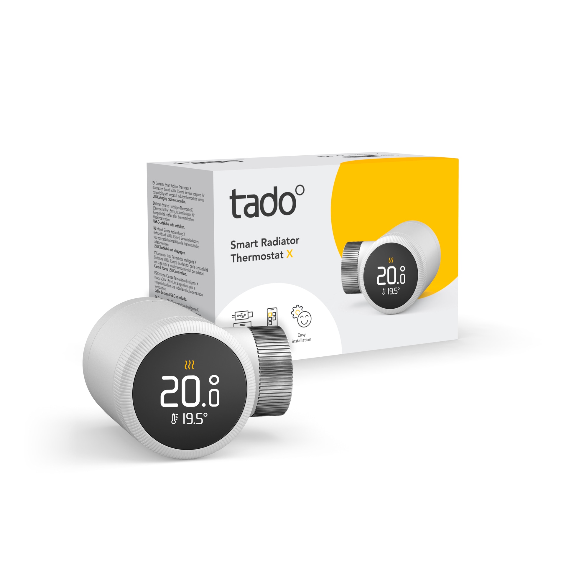 Tado Heizkörperthermostat »Smartes Heizkörperthermostat X - Zusatzprodukt«