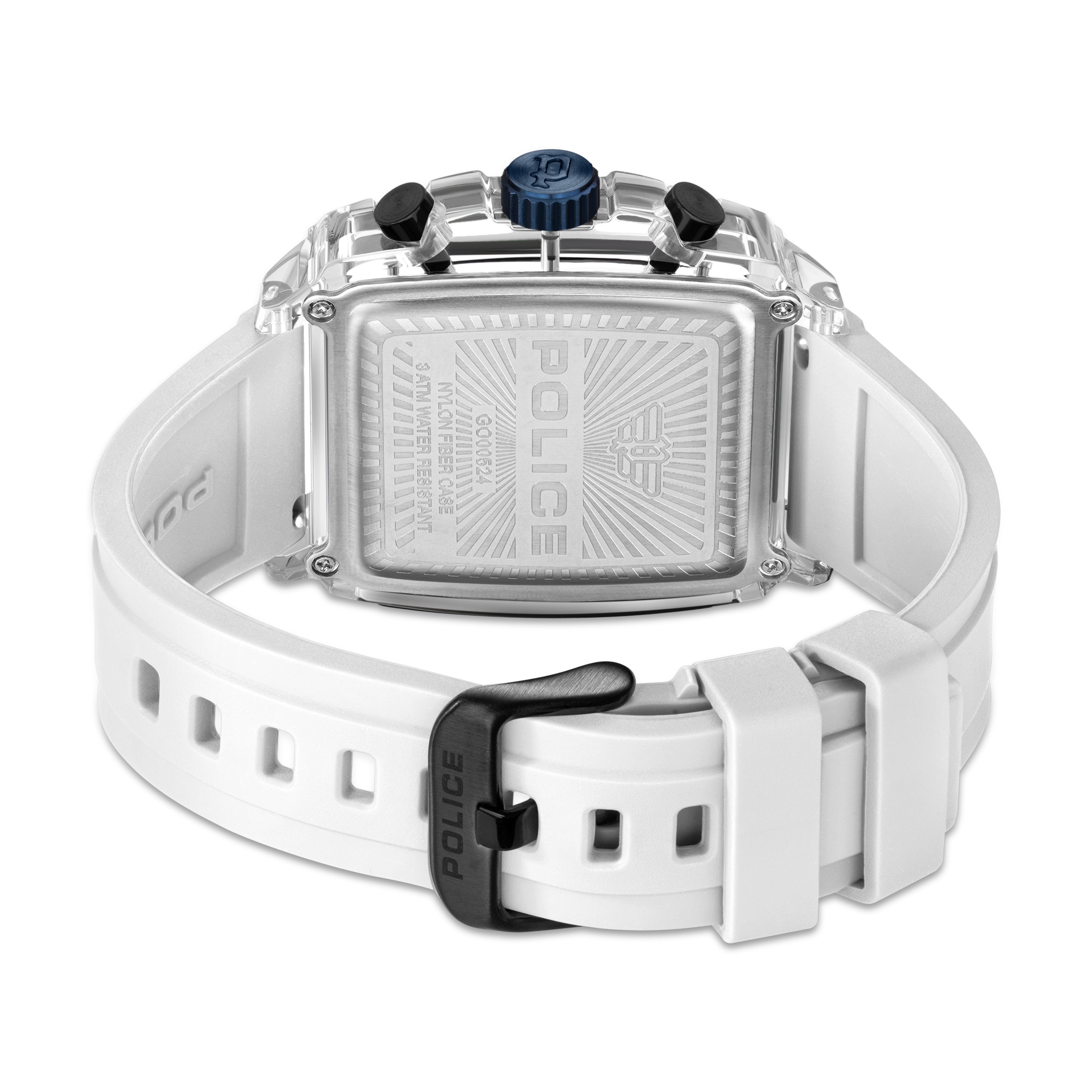 Police Chronograph »Clout« Quarzuhr, Armbanduhr, Herrenuhr, Silikonarmband, analog, Tag
