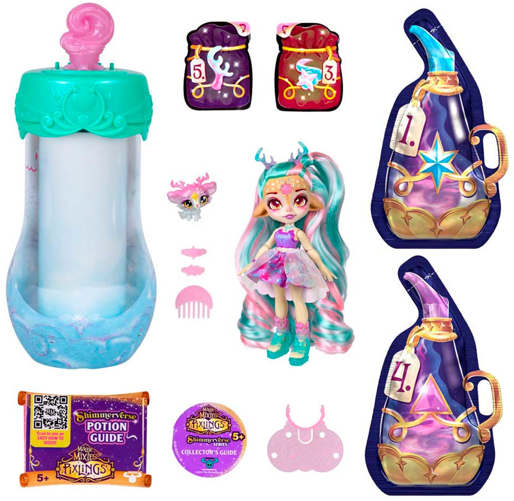 Moose Anziehpuppe »Magic MIxies Galaxy Hair Pixling - Deerlee«