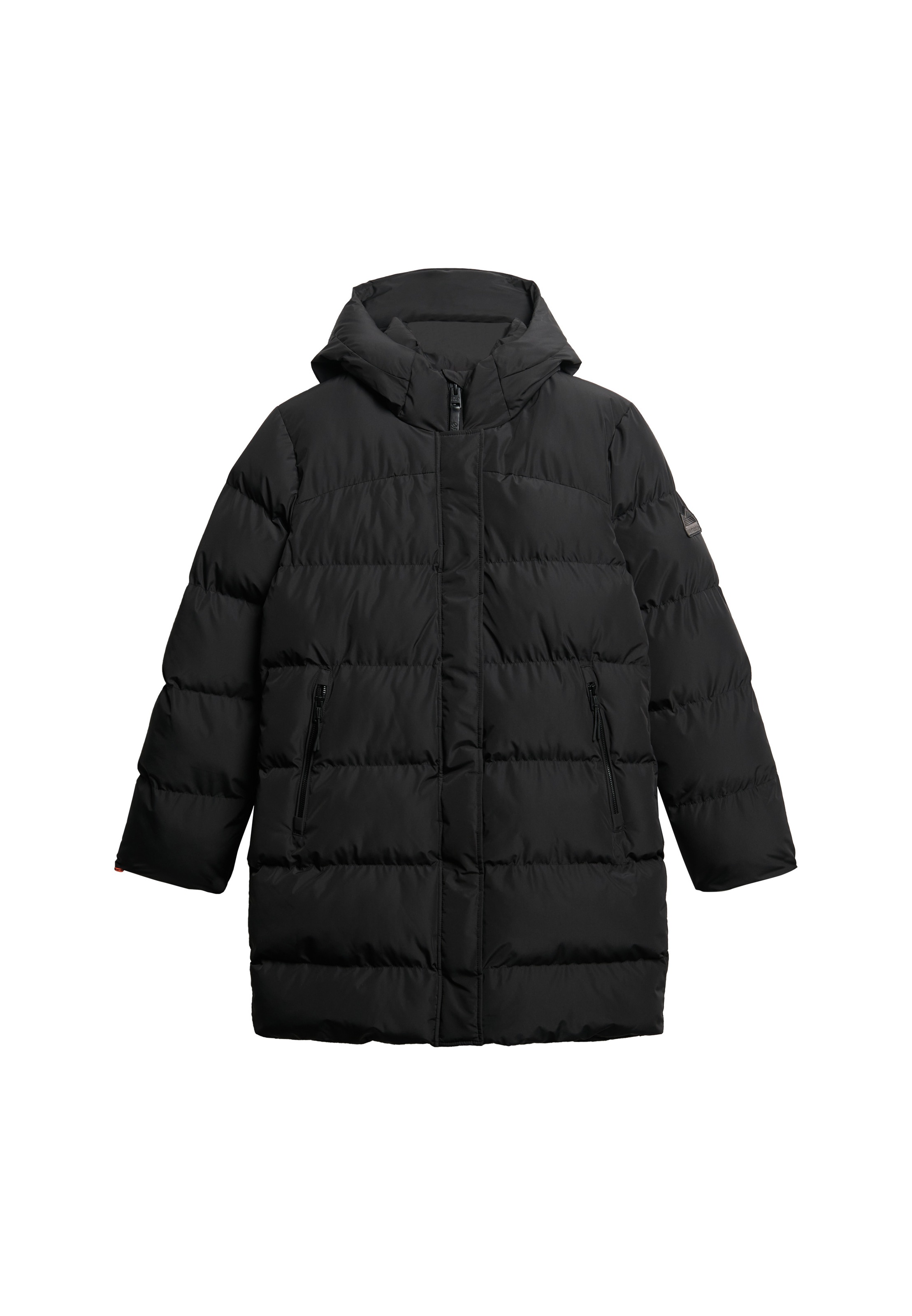 Superdry Steppjacke »HOODED SPORTS PUFFER MID JKT«, mit Kapuze