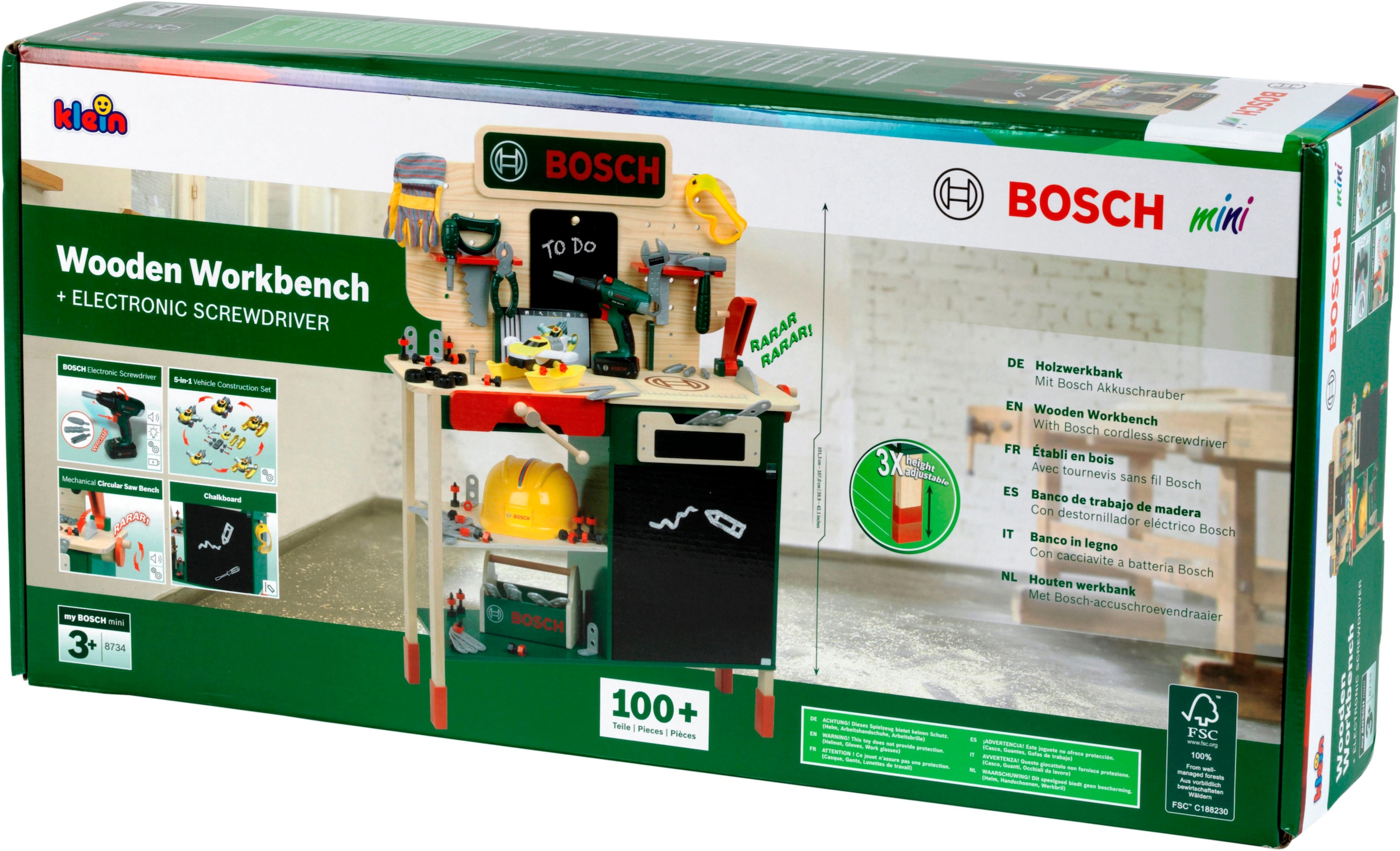 Klein Spielwerkbank »BOSCH Holzwerkbank«, mit Sound