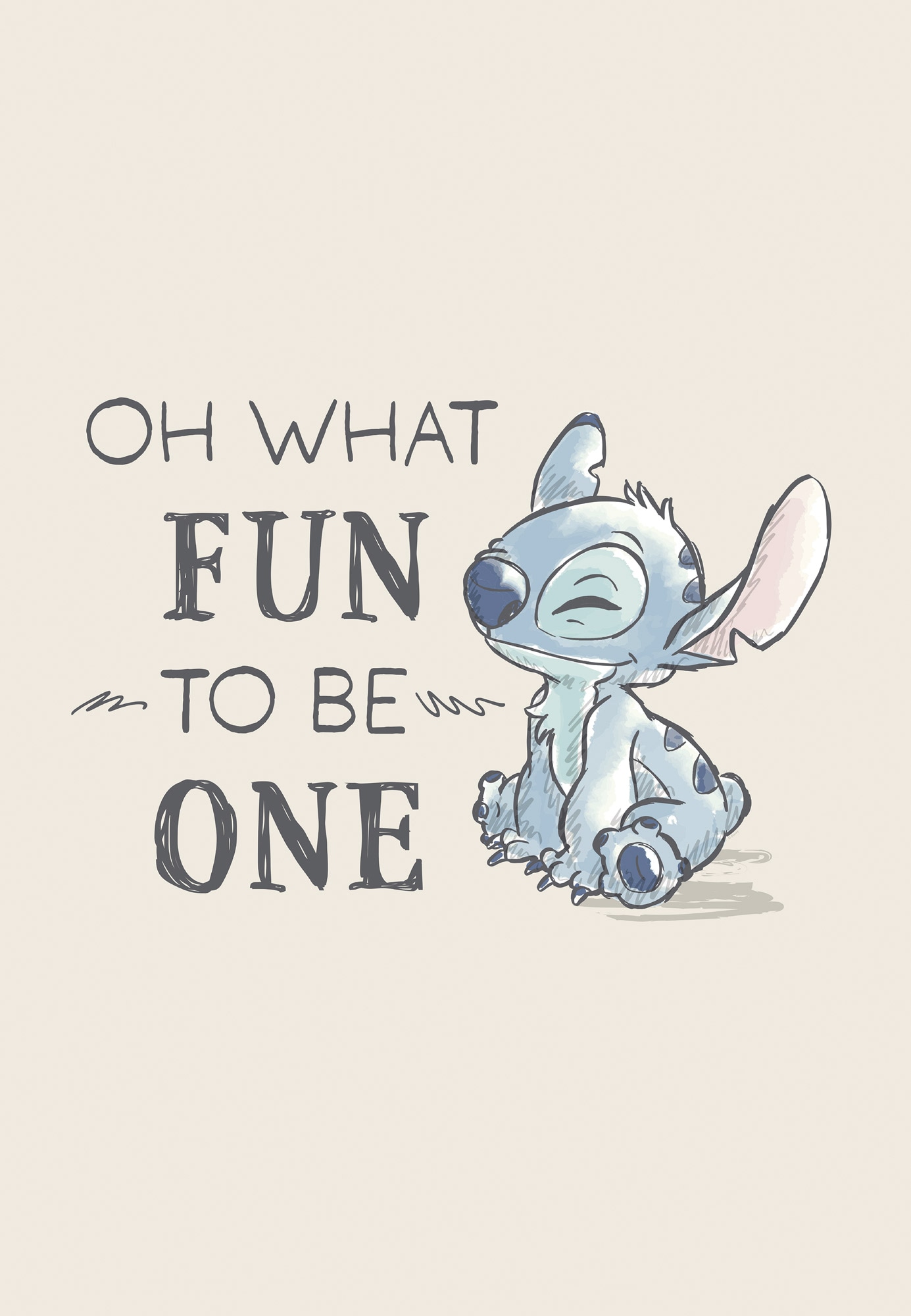 Komar Leinwandbild »Disney Lilo and Stitch Oh What Fun«, Disney, (1 St.), 40 x 60 cm (Breite x Höhe) - Kinderzimmer, Dekoration