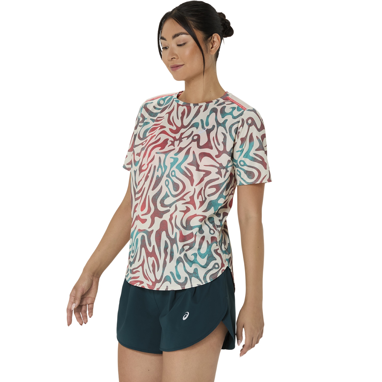 Asics Laufshirt »ROAD ALL OVER PRINT SS TOP«