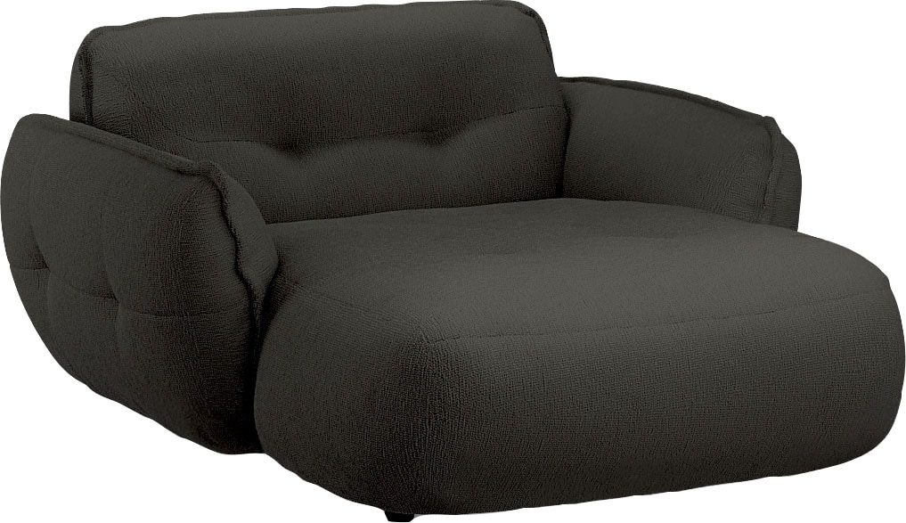 BETYPE Chaiselongue »Be Fluffy, moderner Love Seat, XXL Sofa, Lese-Sessel, Big-Sessel für 2« Softes Sitzgefühl, moderne Kedernaht, hochwertiger Bezug