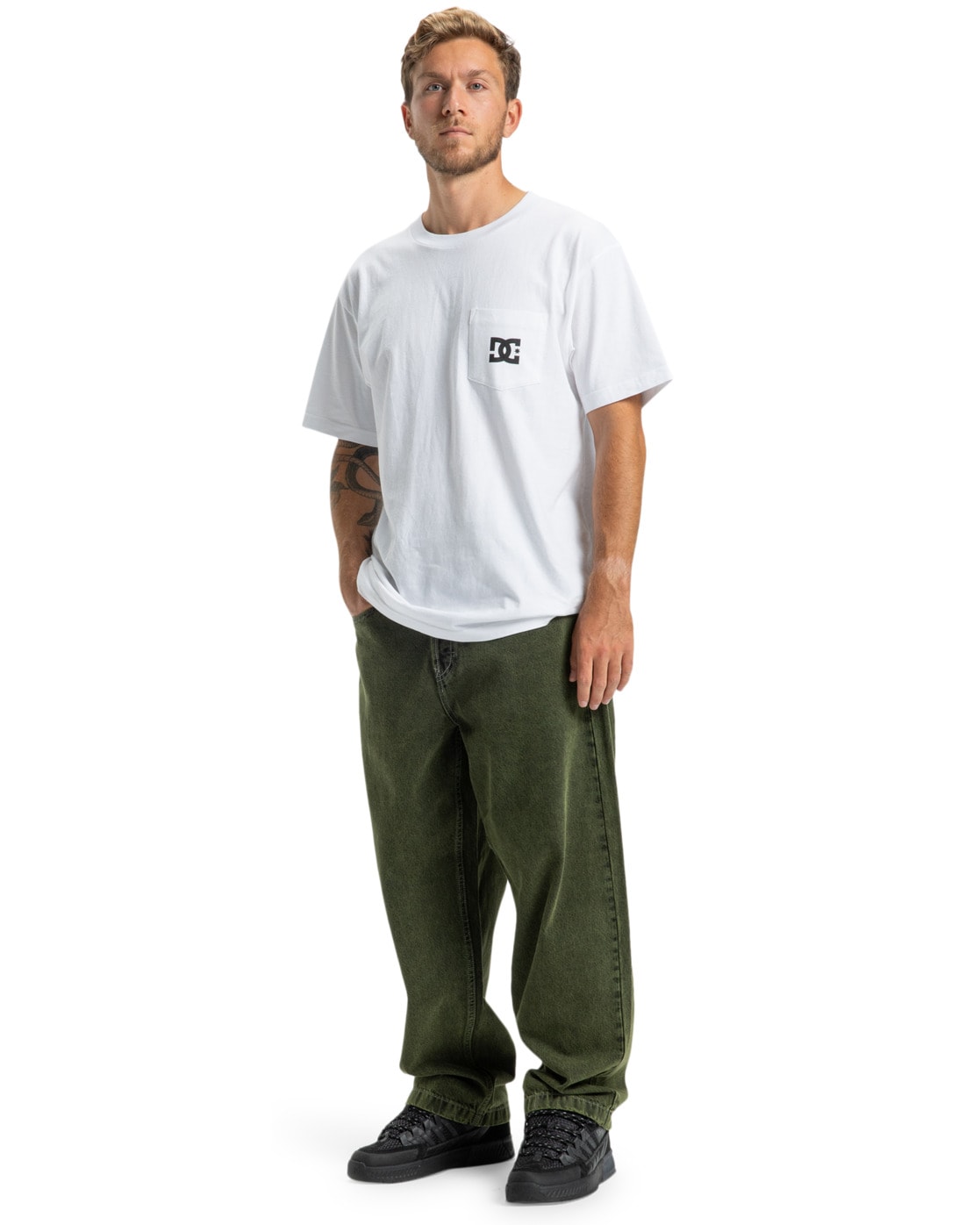 DC Shoes Relax-fit-Jeans »Worker Baggy Denim Bronze Rins«