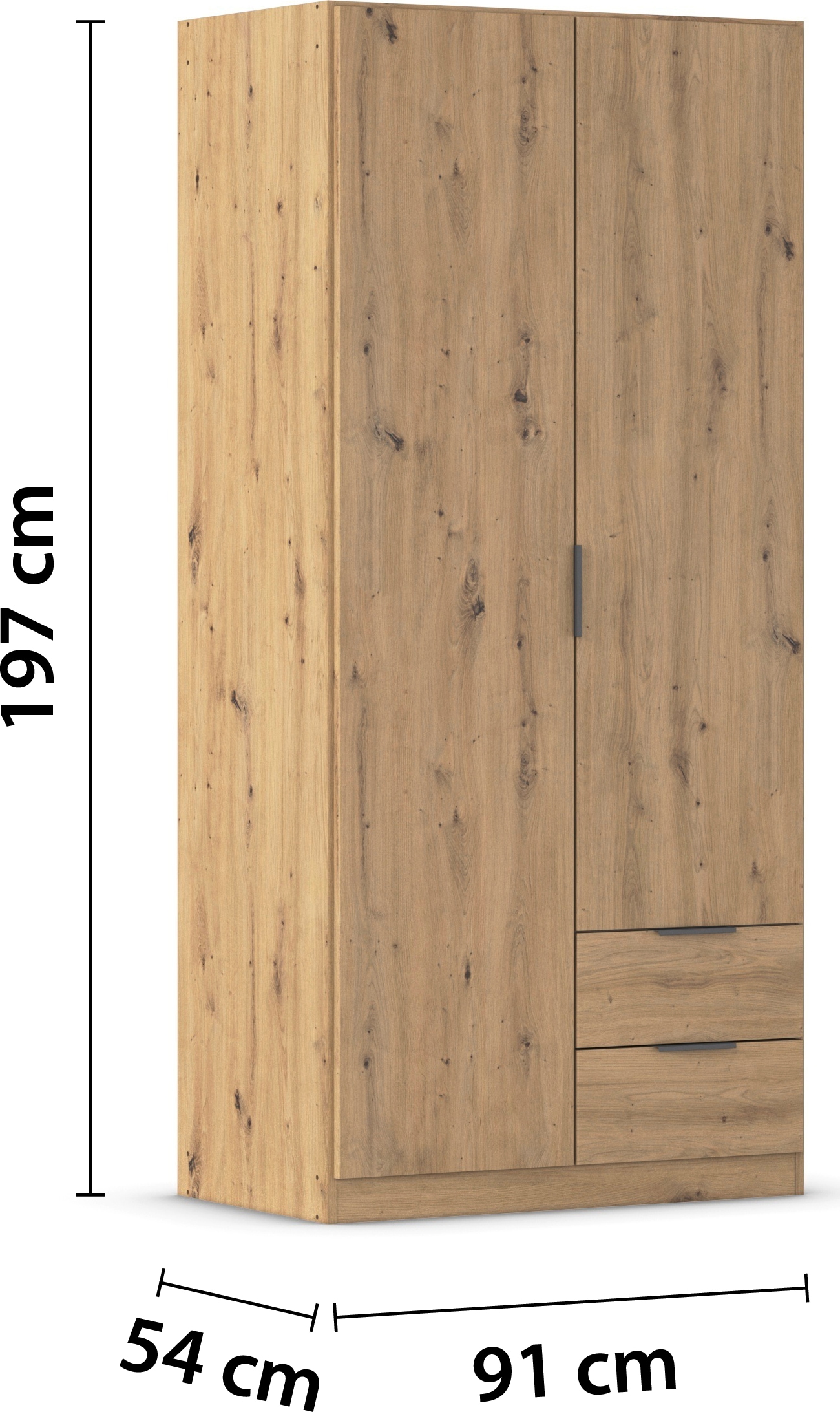 rauch Kleiderschrank »Drehtürenschrank Schrank Garderobe Ankleide Schlafzimmer LAGOA« in 3 verschiedenen Ausstattungen BASIC/CLASSIC/PREMIUM,  mit geräumigen Schubladen, optional mit Aufsatz MADE IN GERMANY