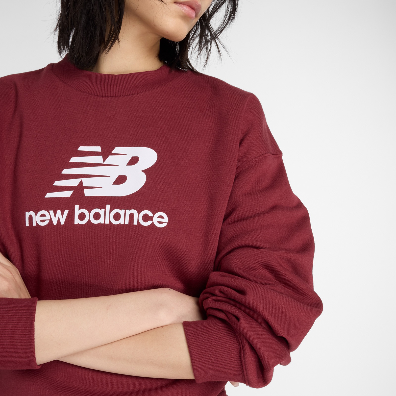 New Balance Sweatshirt »Sport Essentials French Terry Logo Crew«