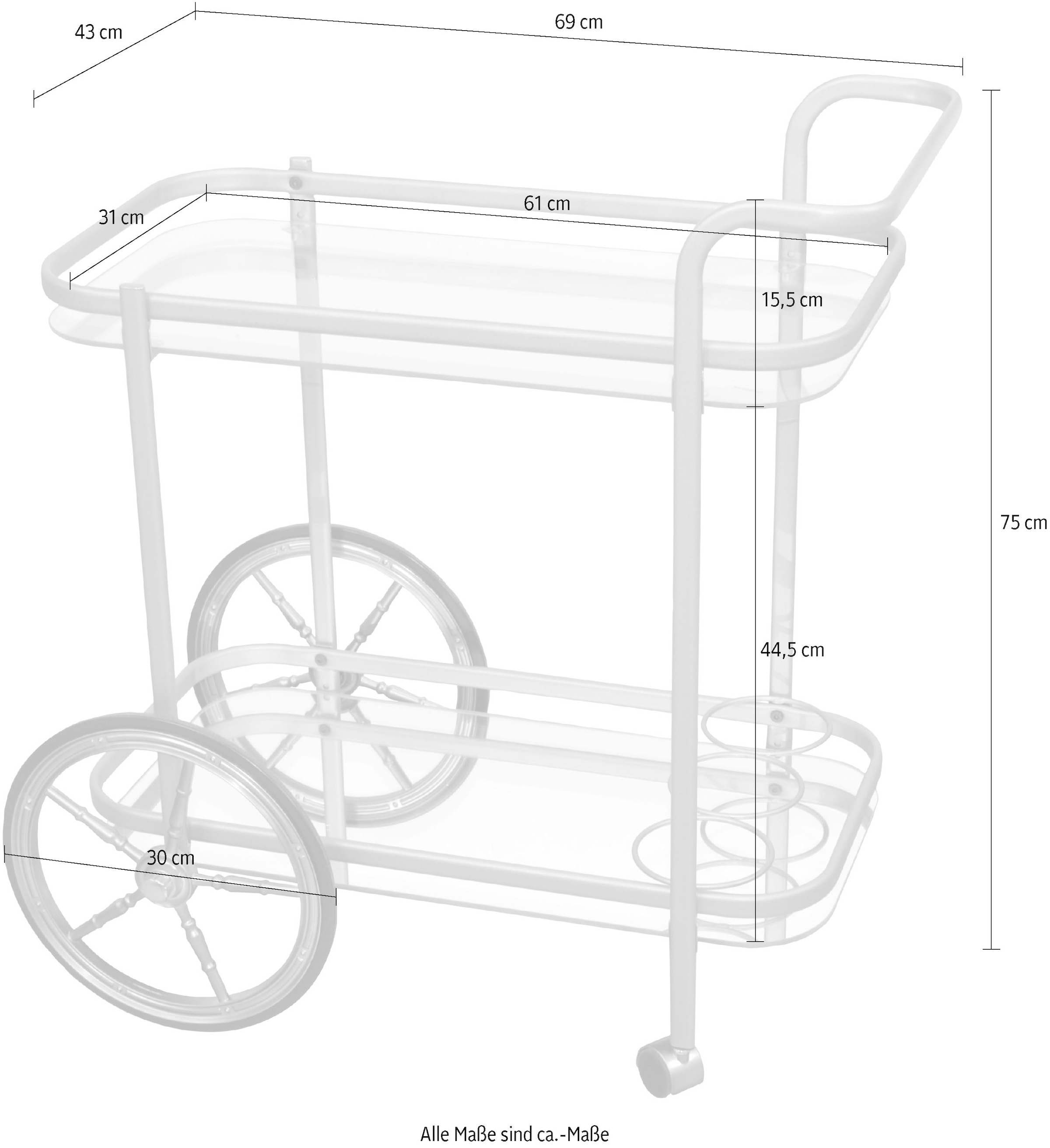 bei OTTO kaufen affaire Home Servierwagen