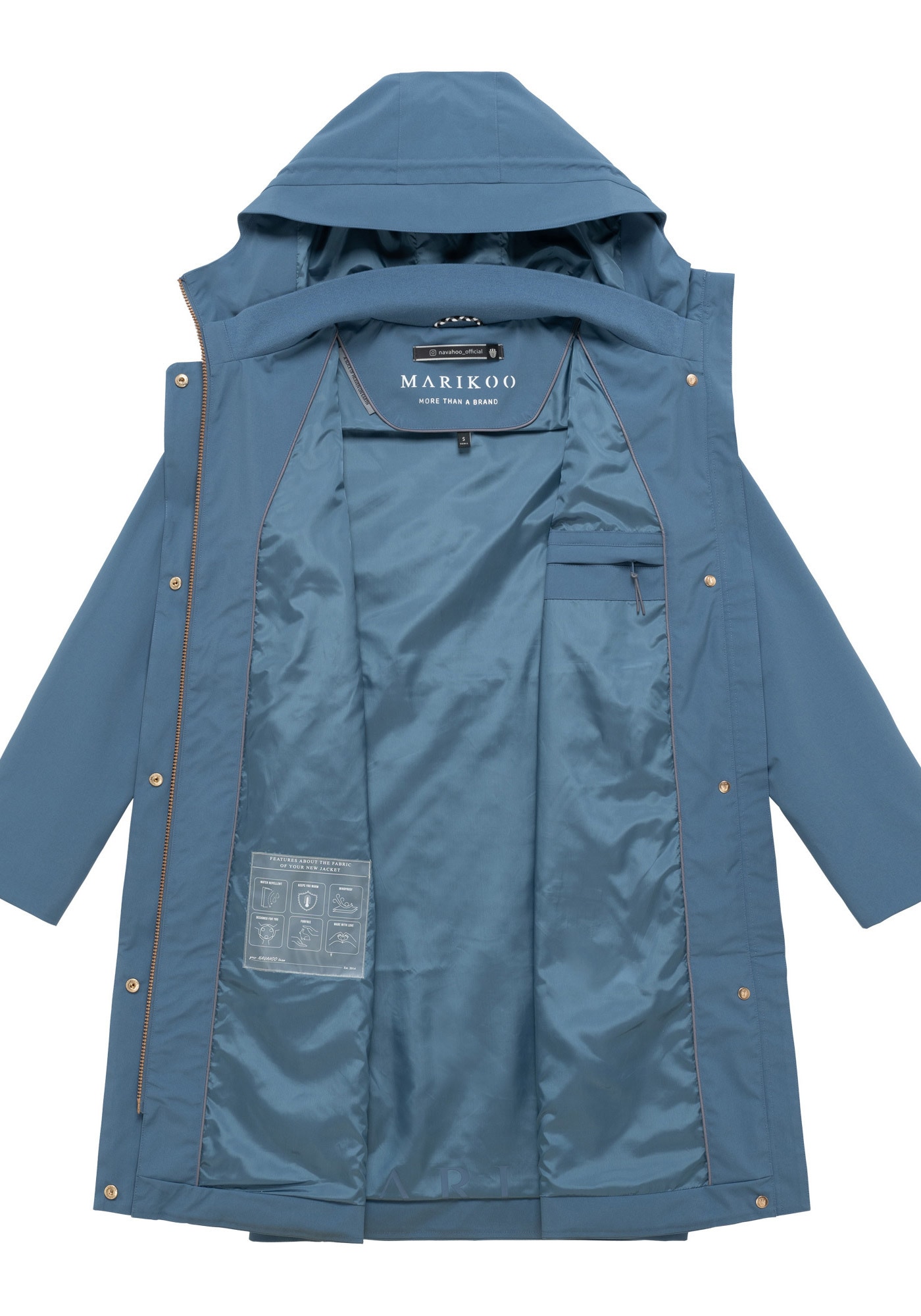 Marikoo Outdoorjacke »Marikoo Zilandaa Damen Parka N136«