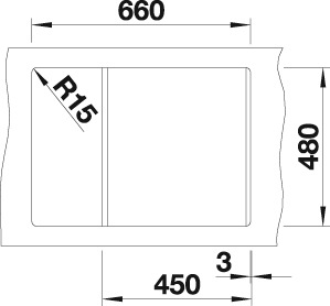Blanco Granitspüle »METRA 45 S Compact« aus SILGRANIT®