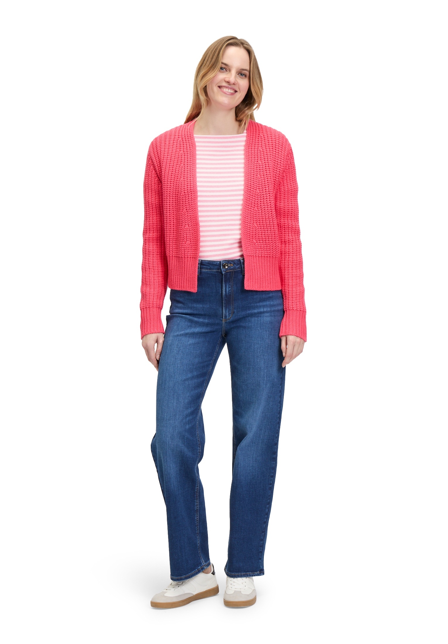 Betty&Co Strickjacke »Grobstrickjacke ohne Verschluss«
