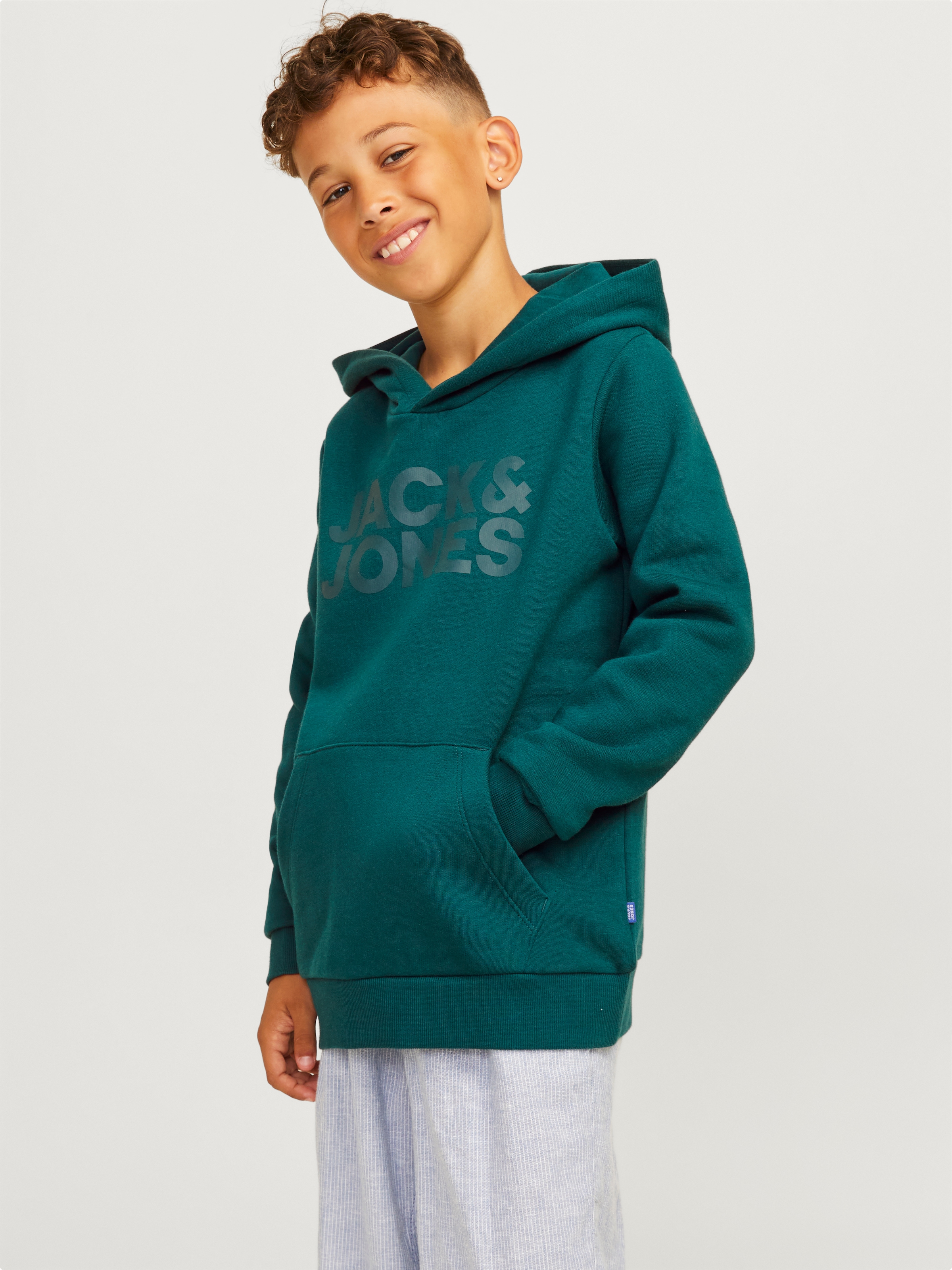 Jack & Jones Junior Kapuzensweatshirt »JJECORP LOGO SWEAT HOOD«