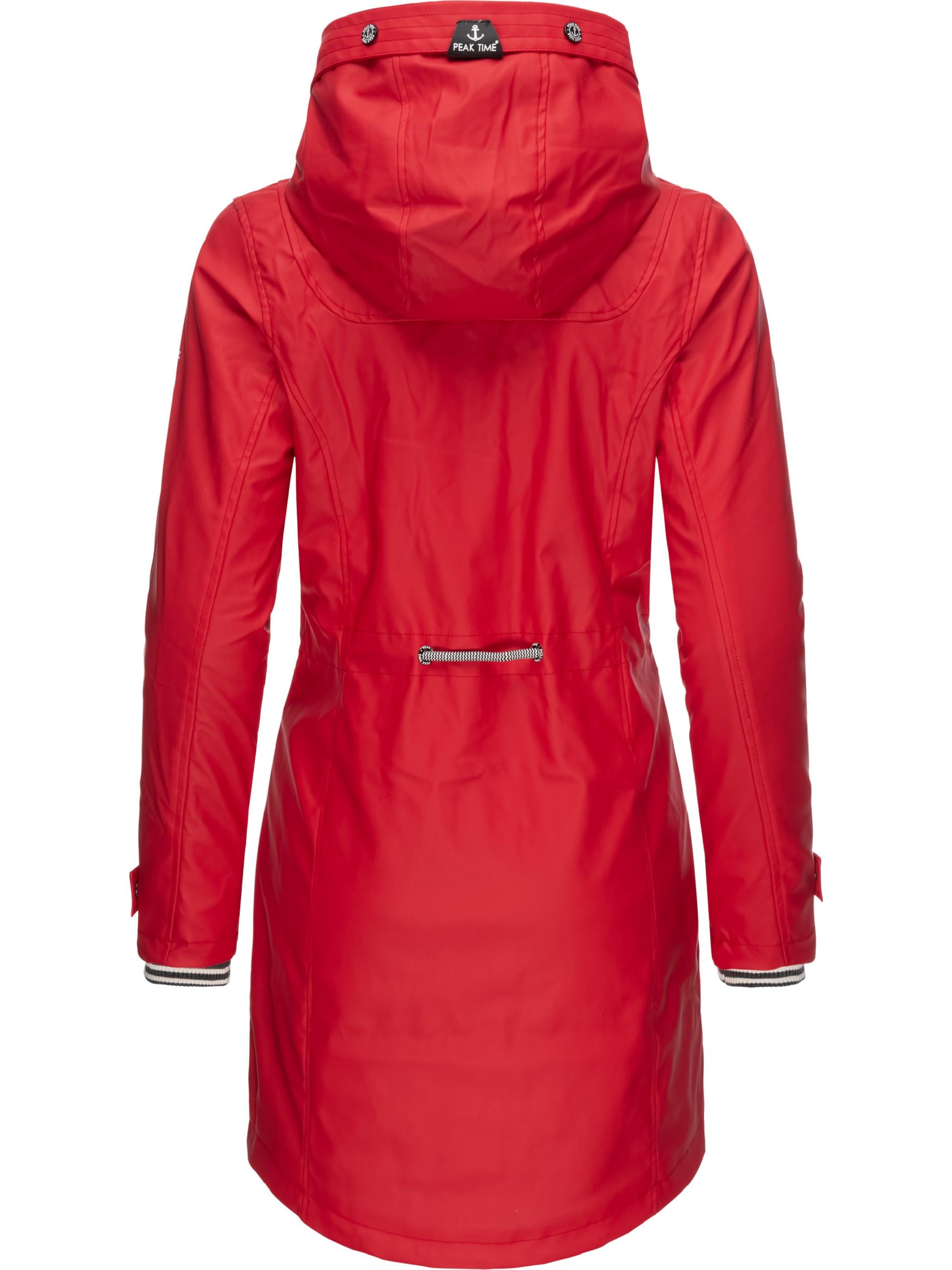 Regenmantel »Regenjacke L60042«, stylisch taillierter Regenmantel für Damen