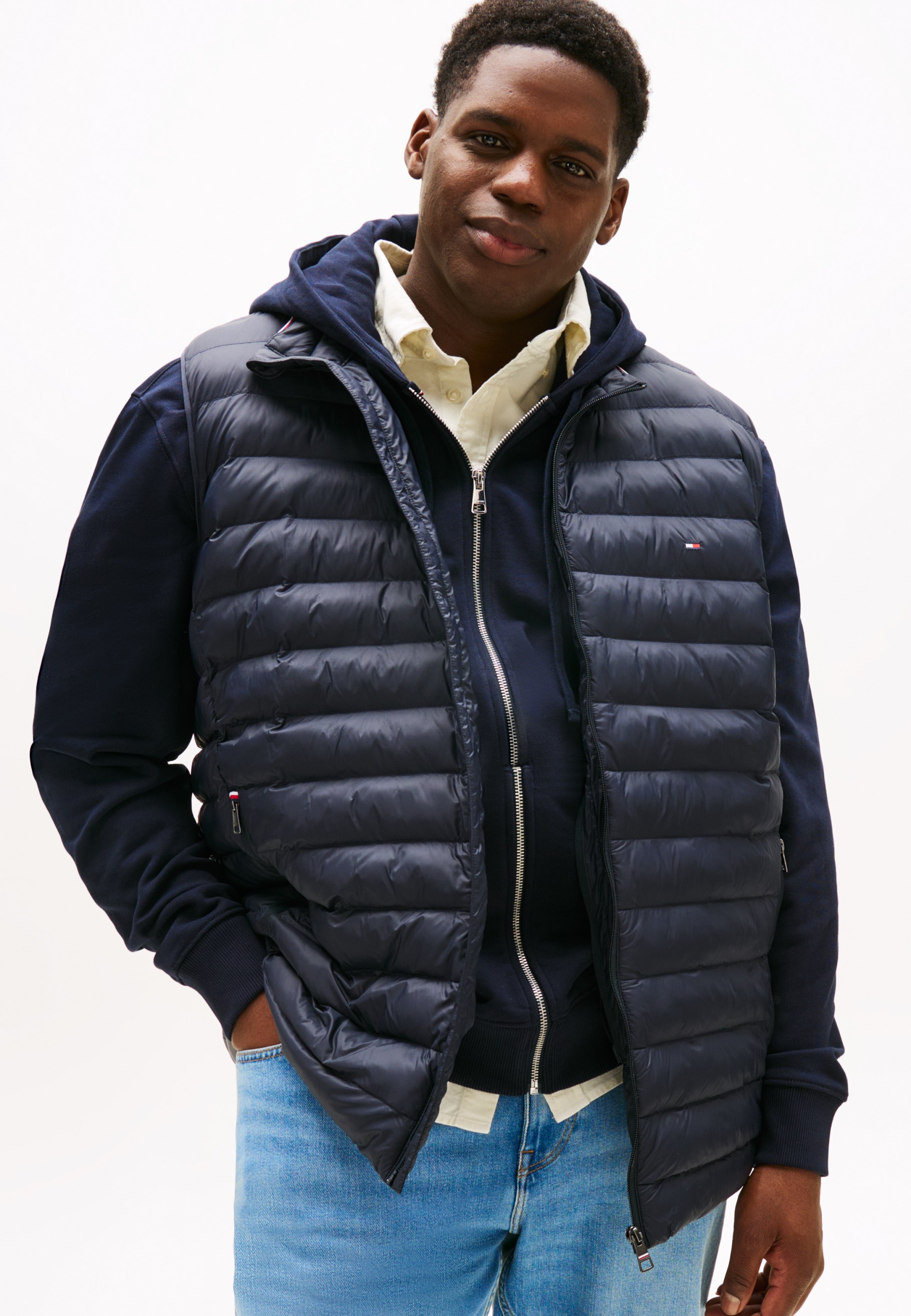 Tommy Hilfiger Big & Tall Steppweste »BT-CORE PACKABLE RECYCLED VEST-B«, Große Größen