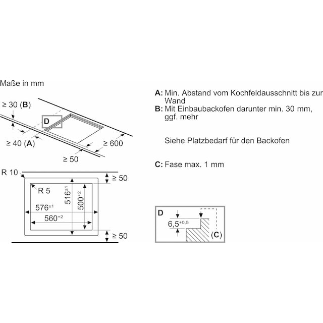 NEFF Induktions-Kochfeld »T56PTF1L0«, T56PTF1L0 jetzt kaufen bei OTTO