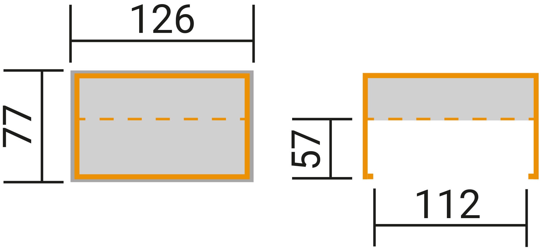 weka Hochbeet »aus massivem nordischem Fichtenholz, farblich lasiert«, unterfahrbar für Rollstuhlfahrer, BxTxH: 124x75x80 cm