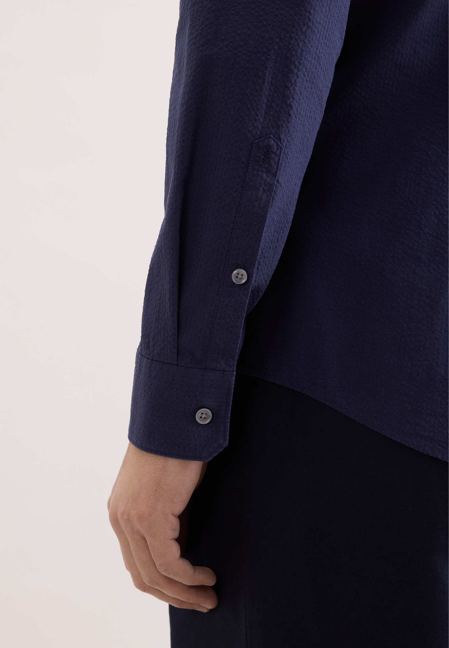 seidensticker Businesshemd Slim 1/1 Kentkragen Uni