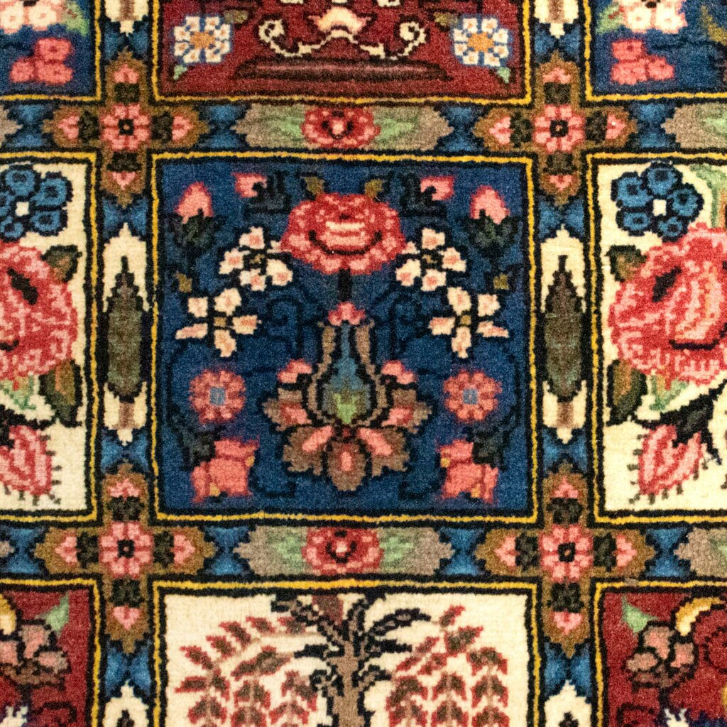 morgenland Orientteppich »Perser - Nomadic - 213 x 134 cm - mehrfarbig«, rechteckig, Wohnzimmer, Handgeknüpft, Einzelstück mit Zertifikat