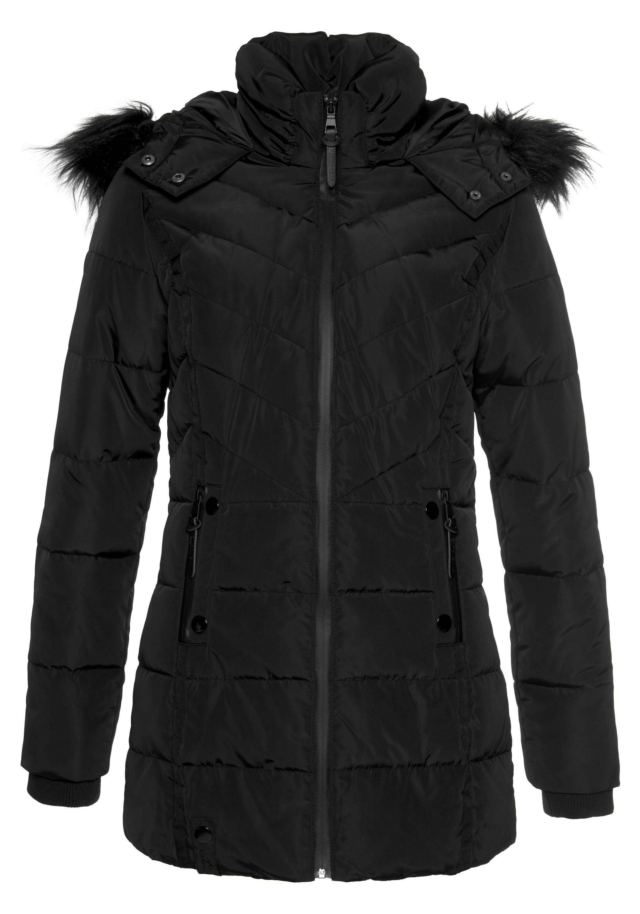 ALPENBLITZ Winterjacke »Pistenglück«, mit Kapuze, leichtes Webmaterial, sportlicher Stil, figurumspielender Schnitt