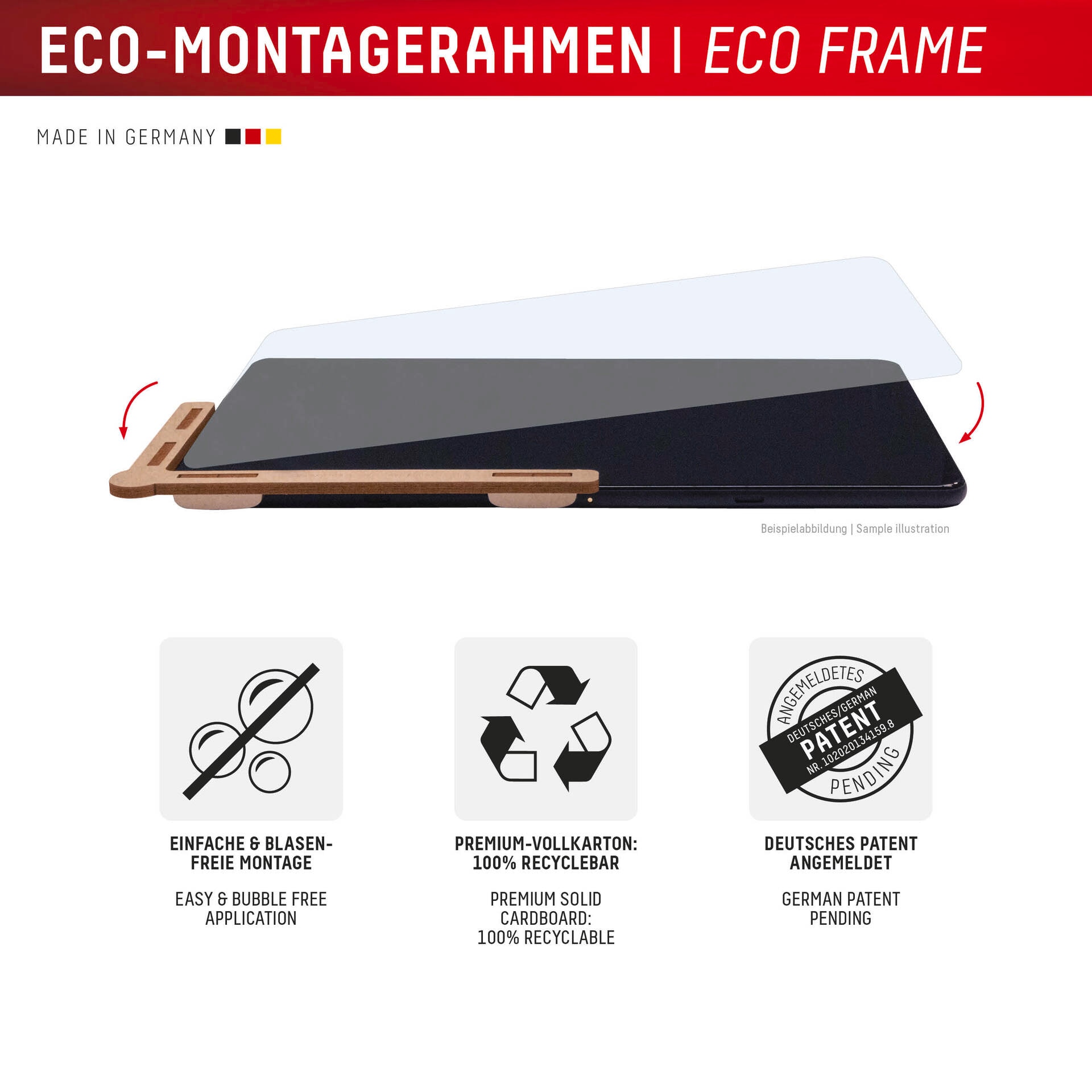 Displex Displayschutzglas »Tablet Glass Screen Protector« für Samsung Galaxy Tab S11 Displayschutzfolie, Schutzfolie, Bildschirmschutz, kratz- & stoßfest