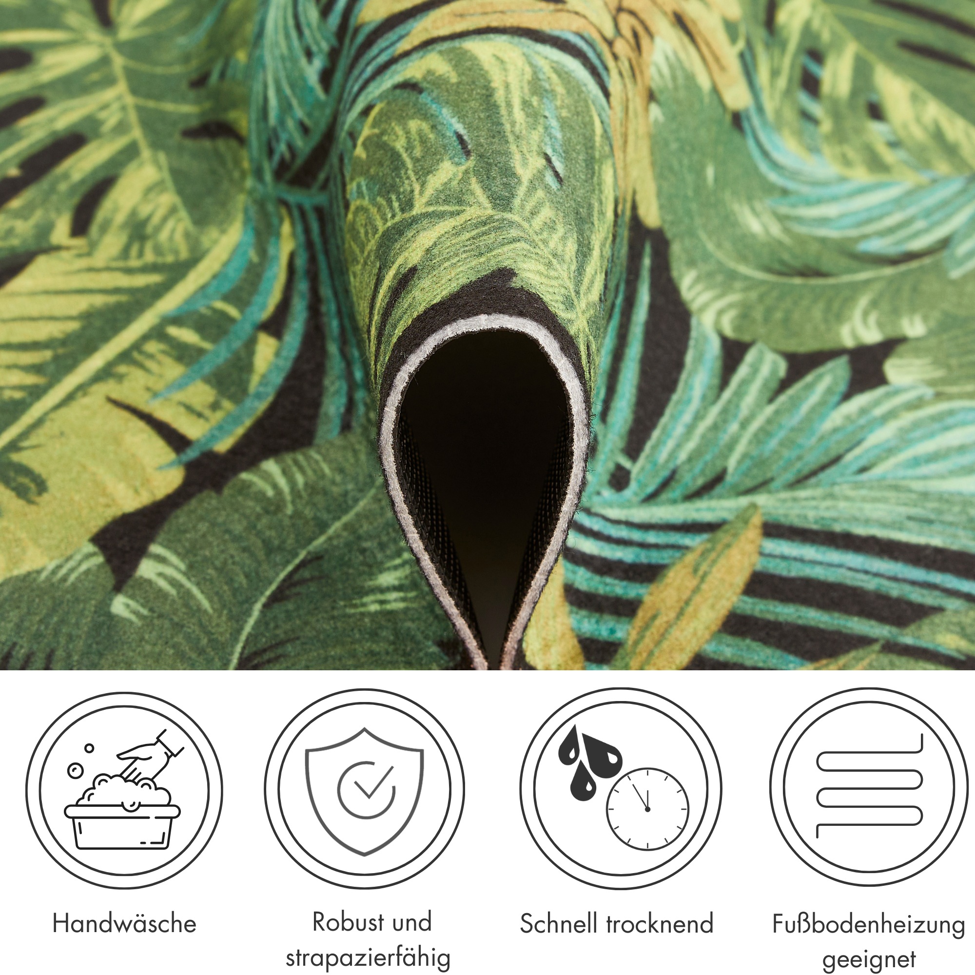 Andiamo Fußmatte »Modern« rechteckig 6,5 mm Höhe Schmutzfangmatte, bedruckt, diverse Motive, In- und Outdoor geeignet