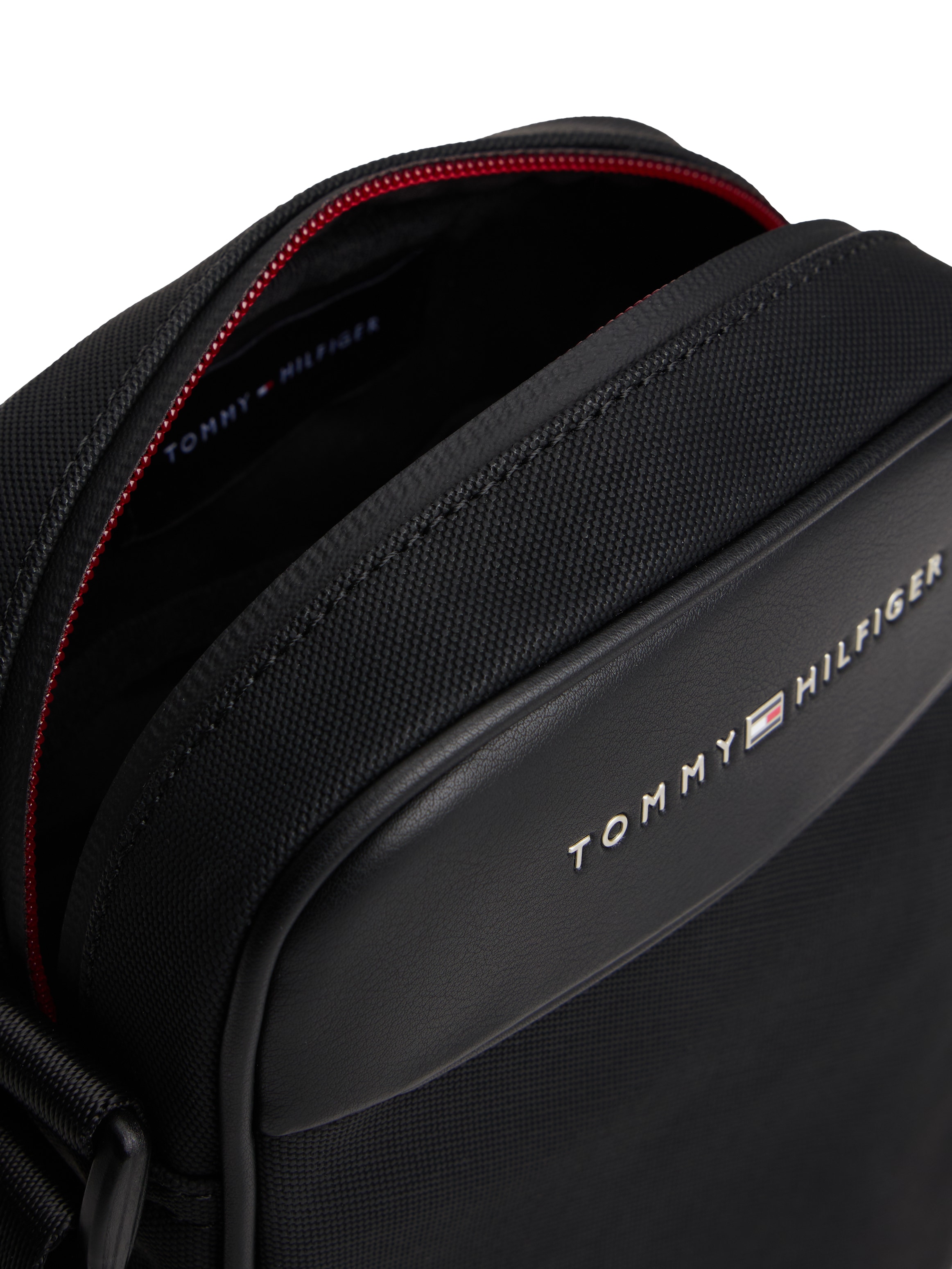 Tommy Hilfiger Mini Bag »TH FOUNDATION MINI REPORTER«, Men Umhängetasche, Schultertasche mit Logoschriftzug
