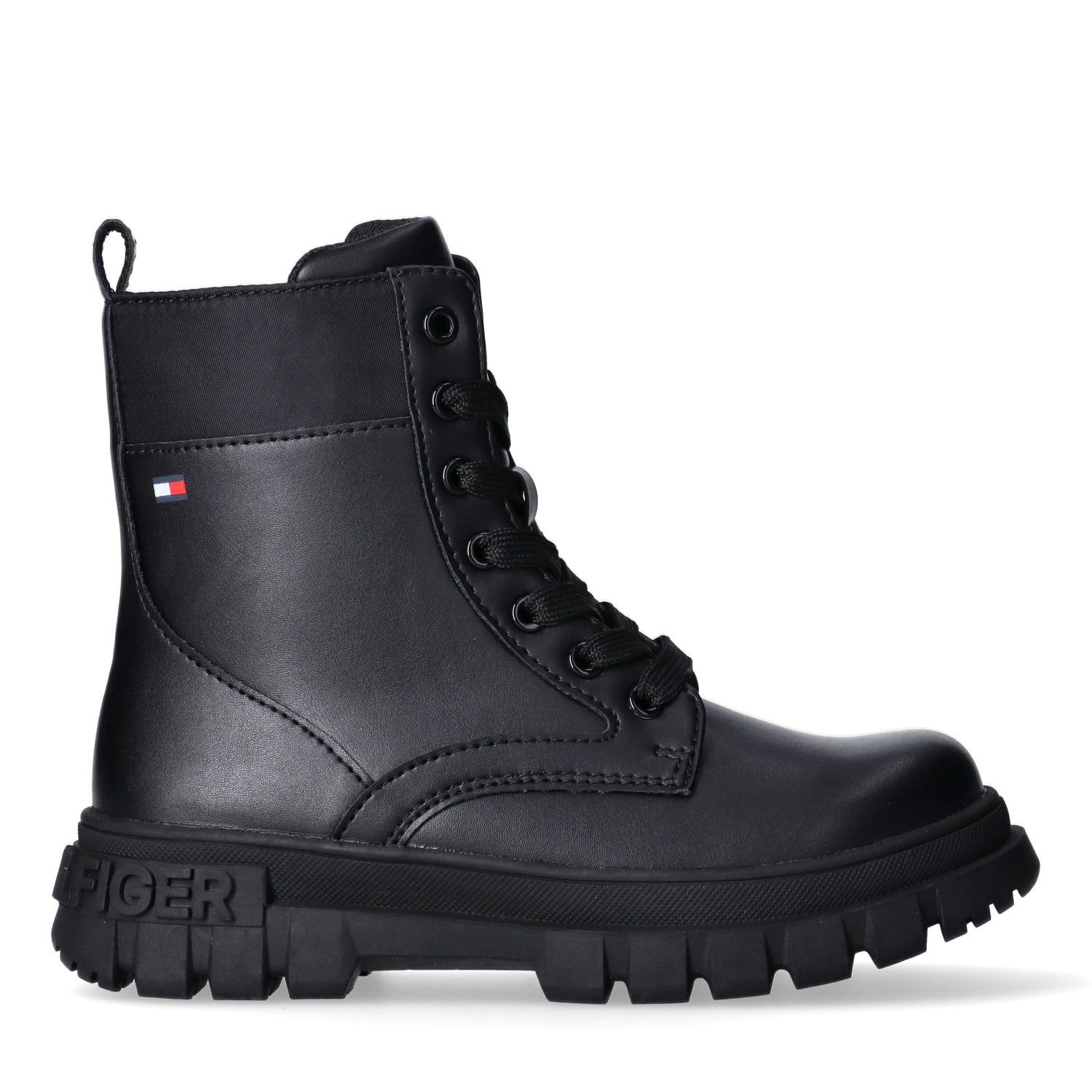 Tommy Hilfiger Schnürboots  Biker Boots, Winterboots mit Blockabsatz