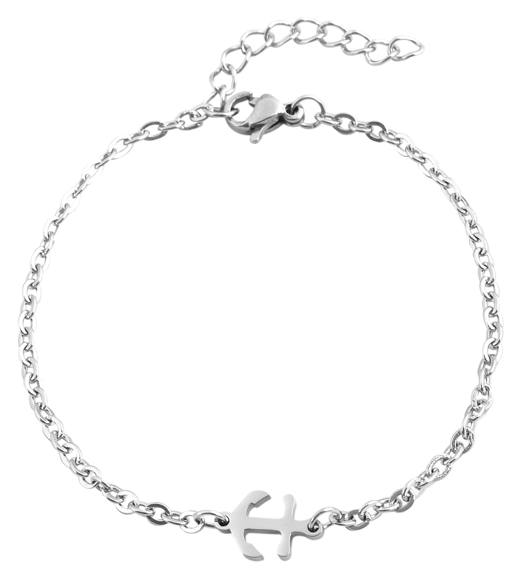 Adelia´s Armband »Unisex Armband aus Edelstahl 17 cm«