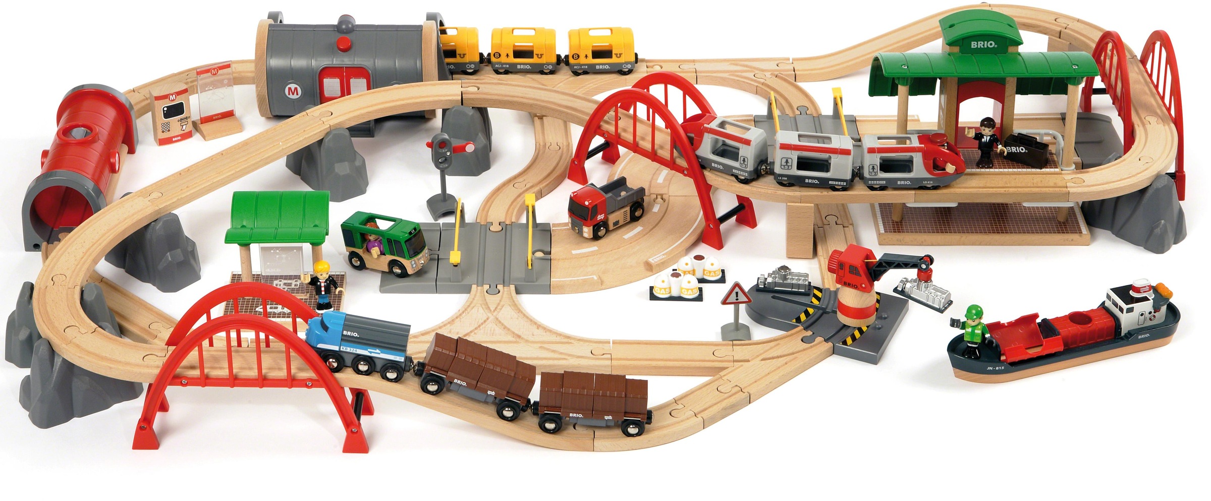 BRIO® SpielzeugEisenbahn »BRIO® WORLD Straßen & Schienen