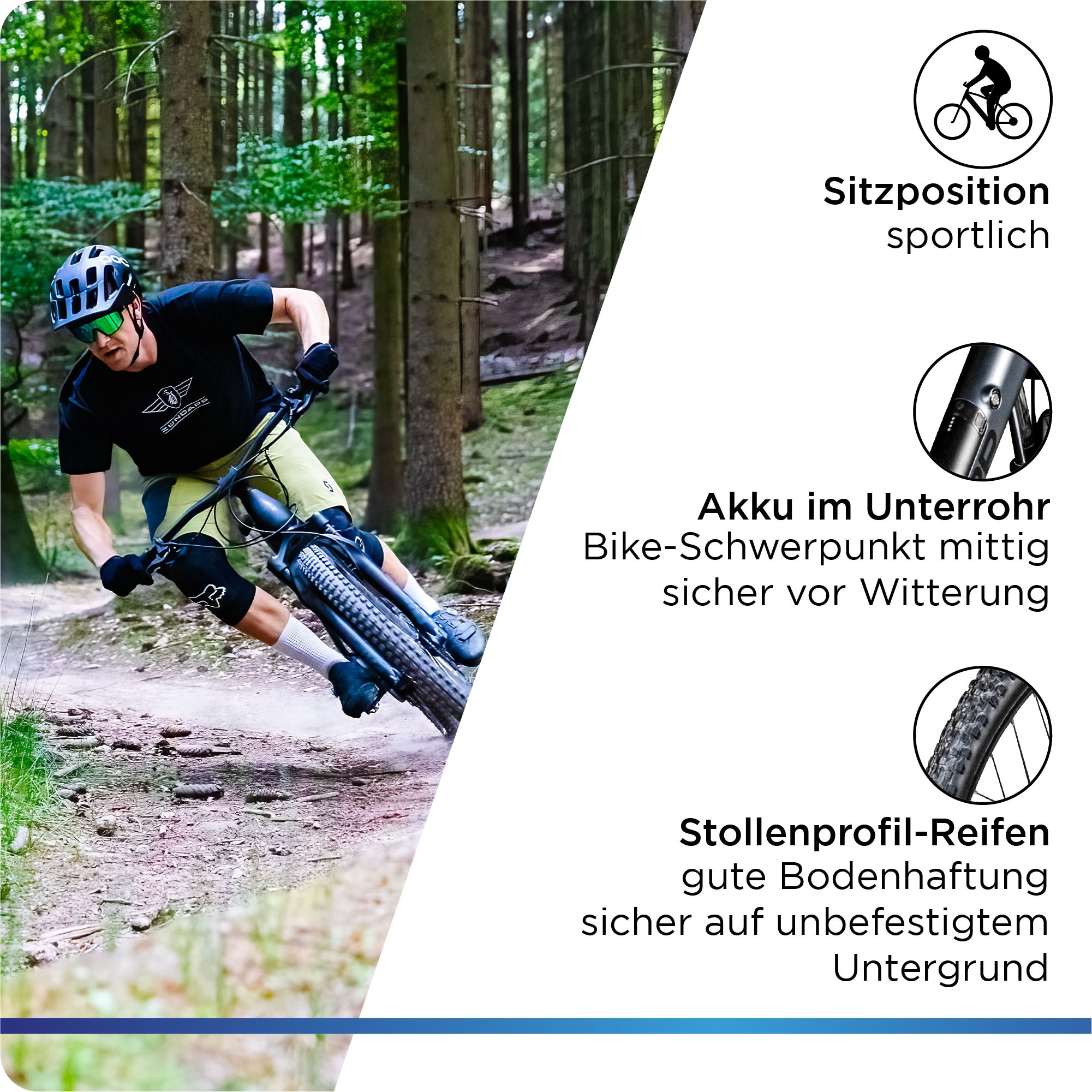 Zündapp E-Bike »XFS«, 27 Gang, Shimano, Tourney TX, Heckmotor 250 W, Pedelec, Elektrofahrrad für Damen u. Herren, MTB