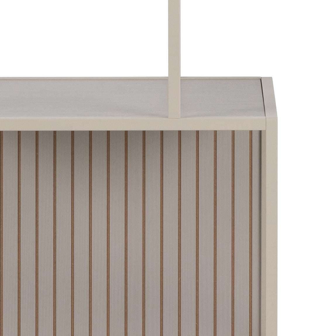 ACTONA GROUP Bücherregal »Seaford, Regal, Standregal, Raumteiler«, Regal, grau, asymmetrische Details, wendbare Rückwand, 77x35x185cm