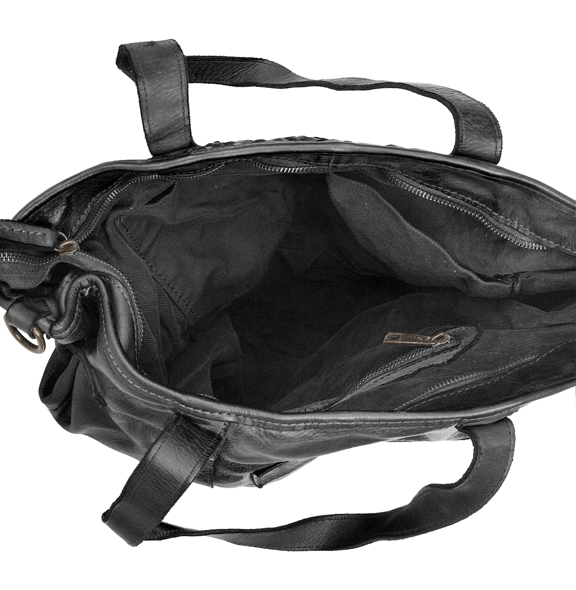 Samantha Look Shopper echt Leder, Made in Italy