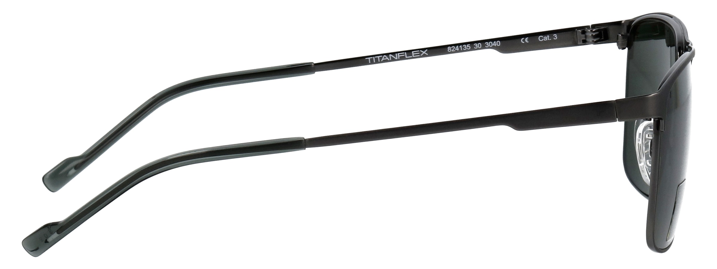 TITANflex Sonnenbrille »Modell 824135« Form Karree/Soft, Logoschriftzug auf Bügel, Titanflexfassung